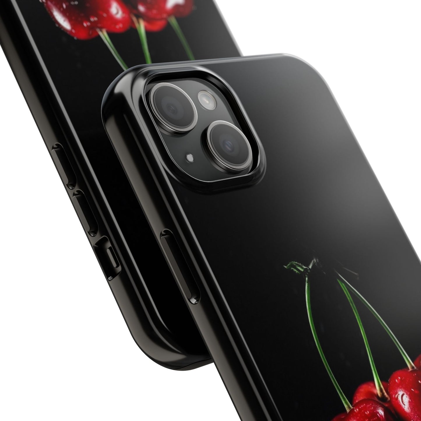 Cherry Splash Tough Phone Case - Durable, Stylish Protection