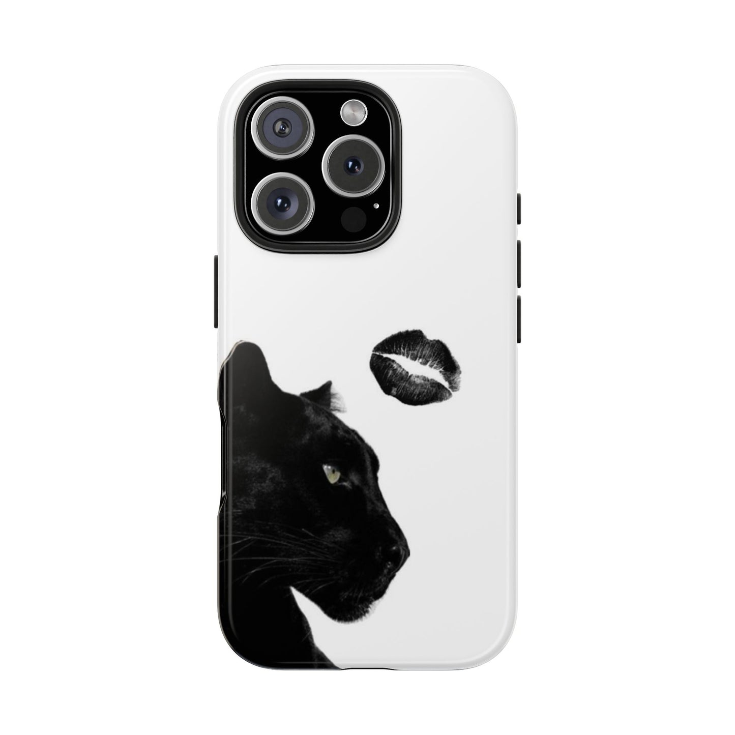 Elegant Panther Design Tough Phone Case - Stylish Protection for Animal Lovers