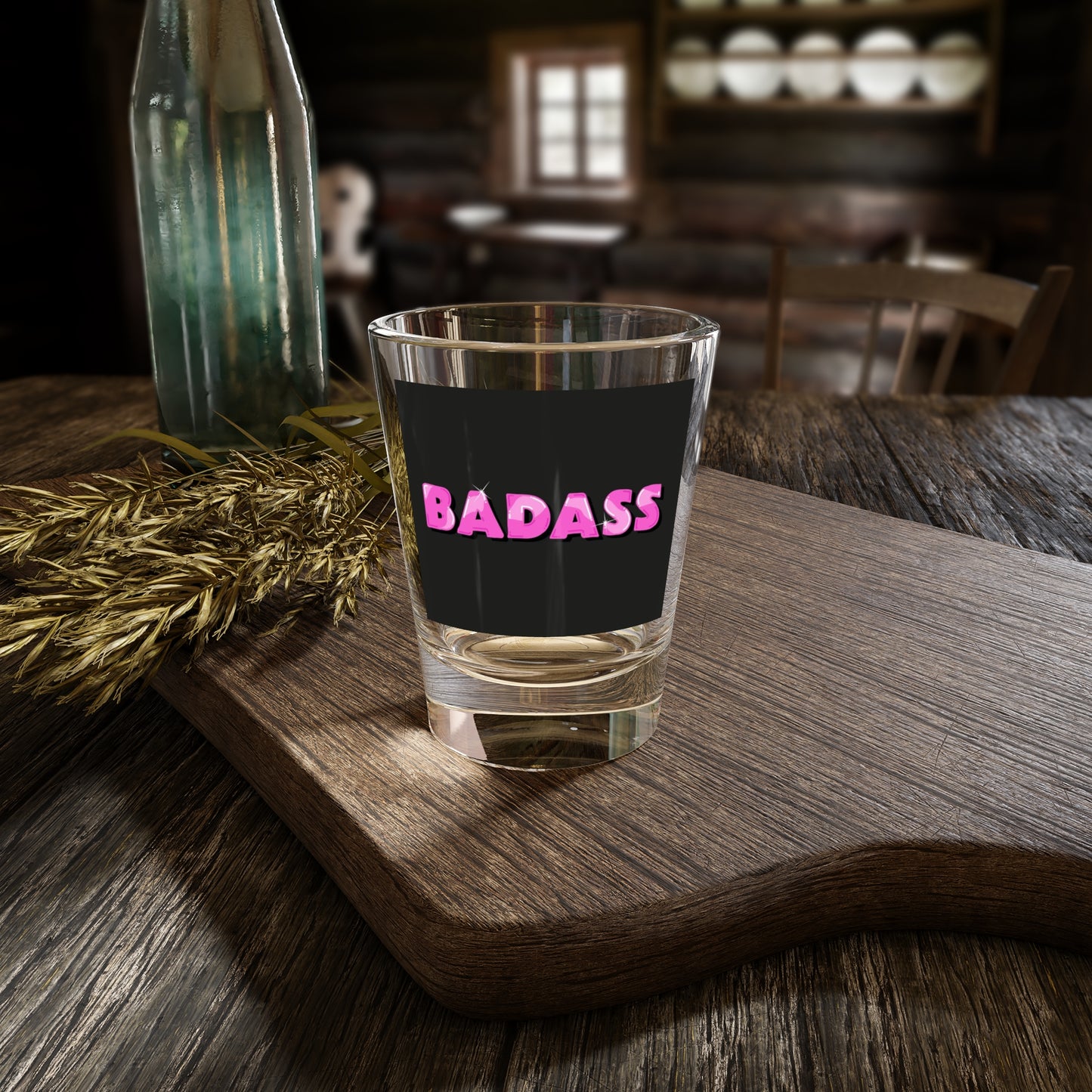 Badass Shot Glass Set | Cool Gift for Friends | Birthday Party Drinkware | Fun Bar Accessory | Unique Home Decor