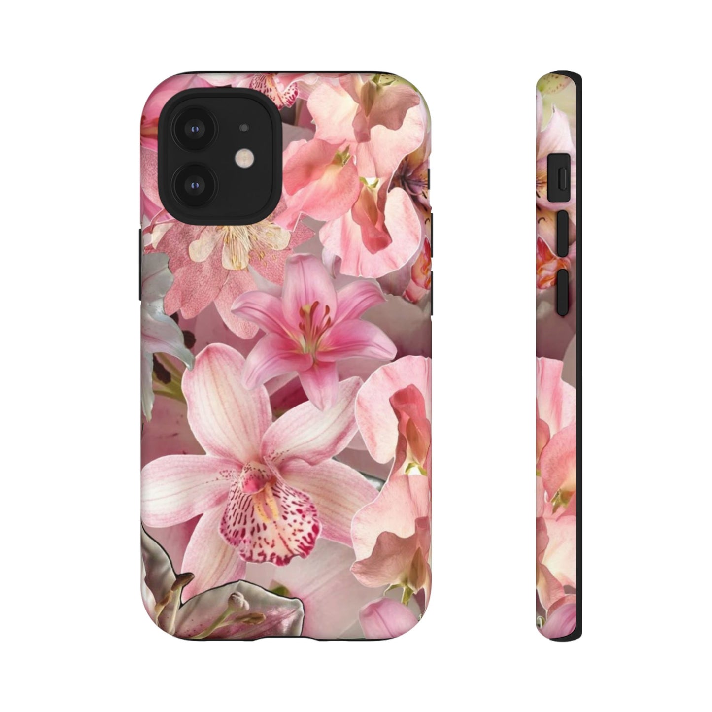 Phone Case - Matte & Glossy Tough Case Lily Flowers