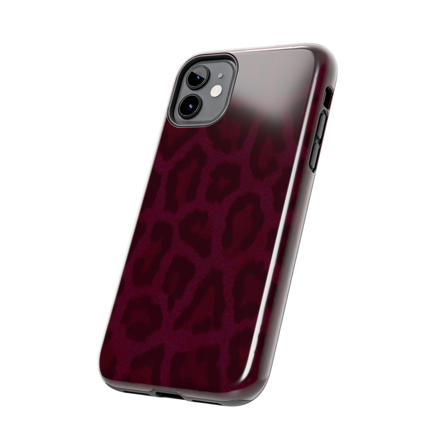 Chic Leopard Print Tough Phone Cases - Stylish Protection for Your Device