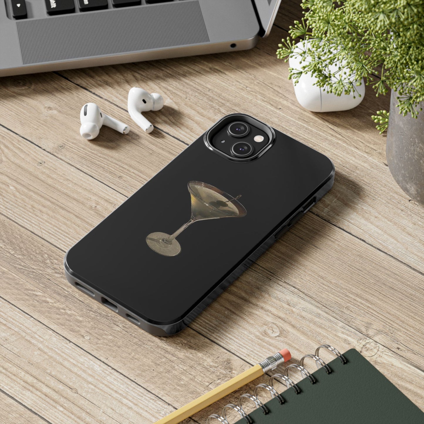 Stylish Martini Tough Phone Case - Perfect for Cocktail Lovers