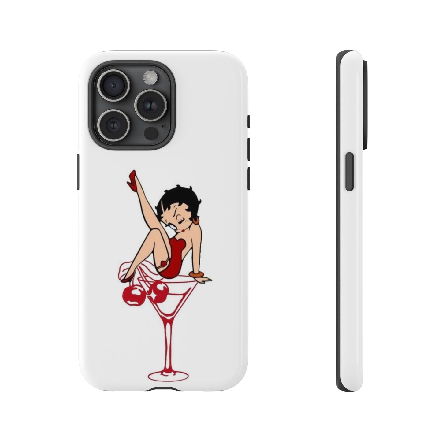 Betty Boop Martini Phone Case - Stylish Tough Cases for Fun Lovers