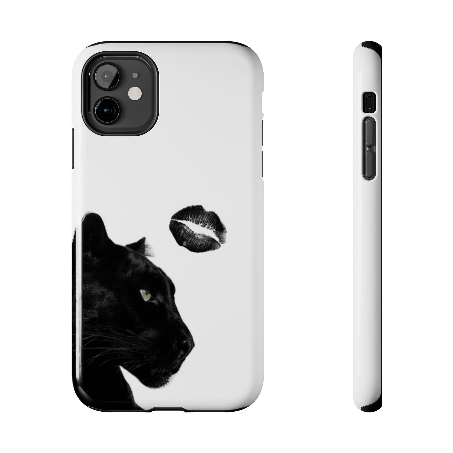 Elegant Panther Design Tough Phone Case - Stylish Protection for Animal Lovers