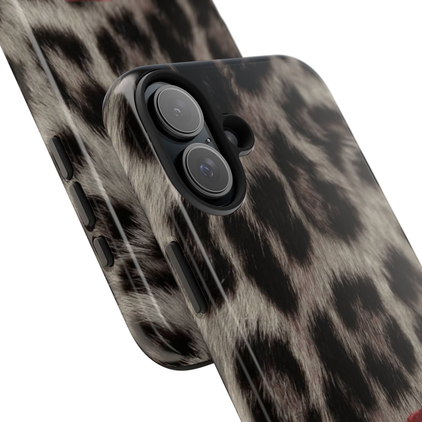 Wild Kiss Leopard Print Phone Case - Tough, Stylish Protection for Trendsetters