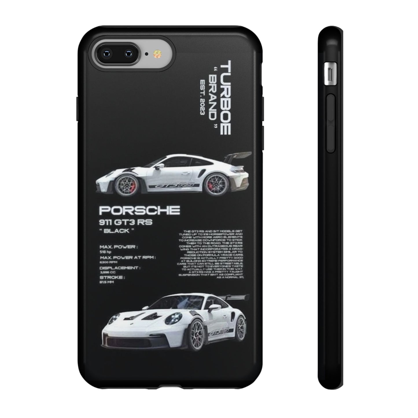 Porsche Phone Case, Tough Car Case, Automotive Gift, Racing Enthusiast Accessory, Stylish Smartphone Protection