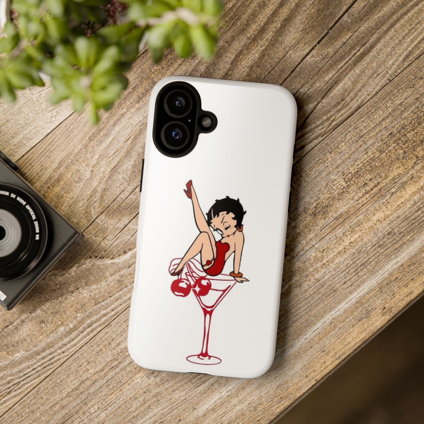 Betty Boop Martini Phone Case - Stylish Tough Cases for Fun Lovers