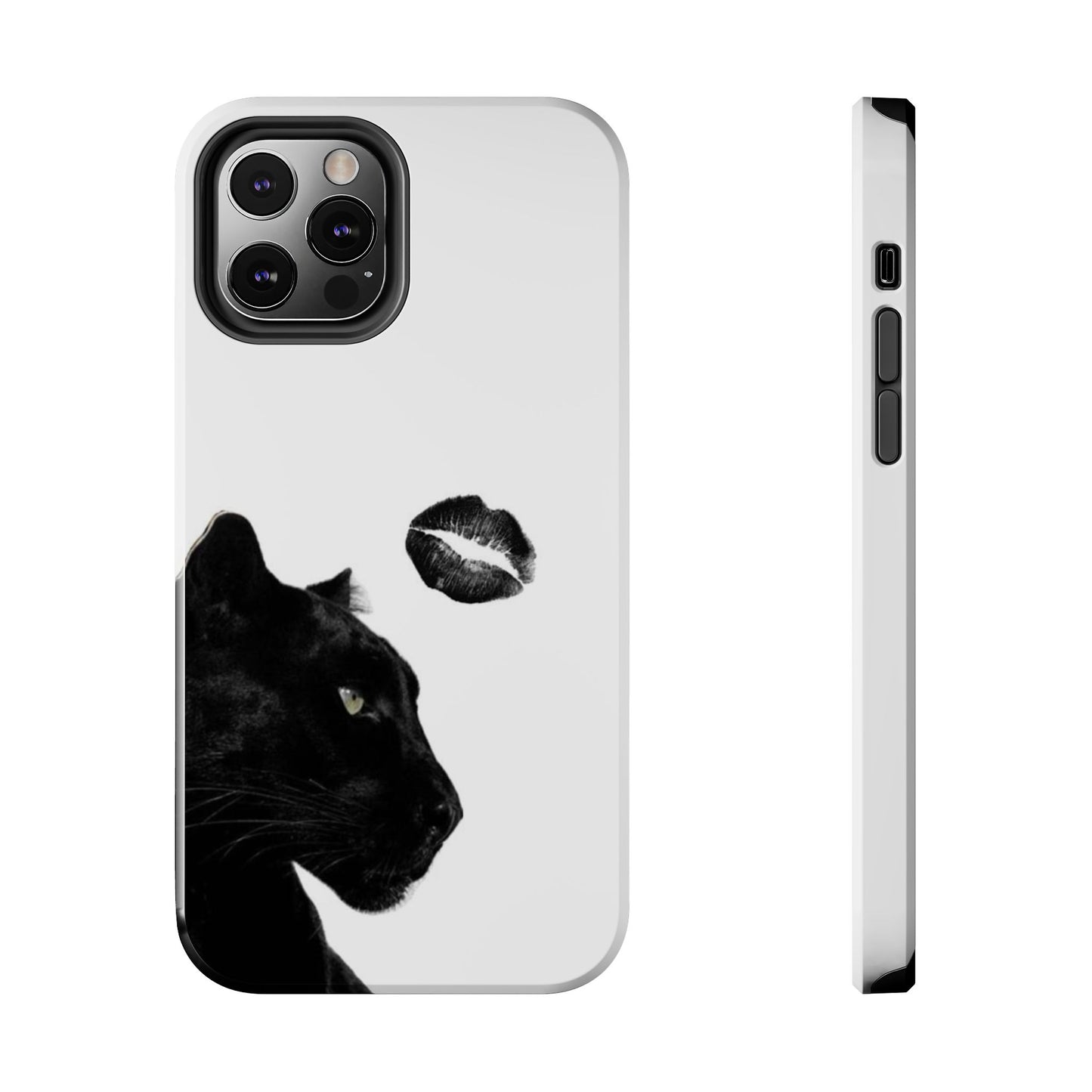 Elegant Panther Design Tough Phone Case - Stylish Protection for Animal Lovers