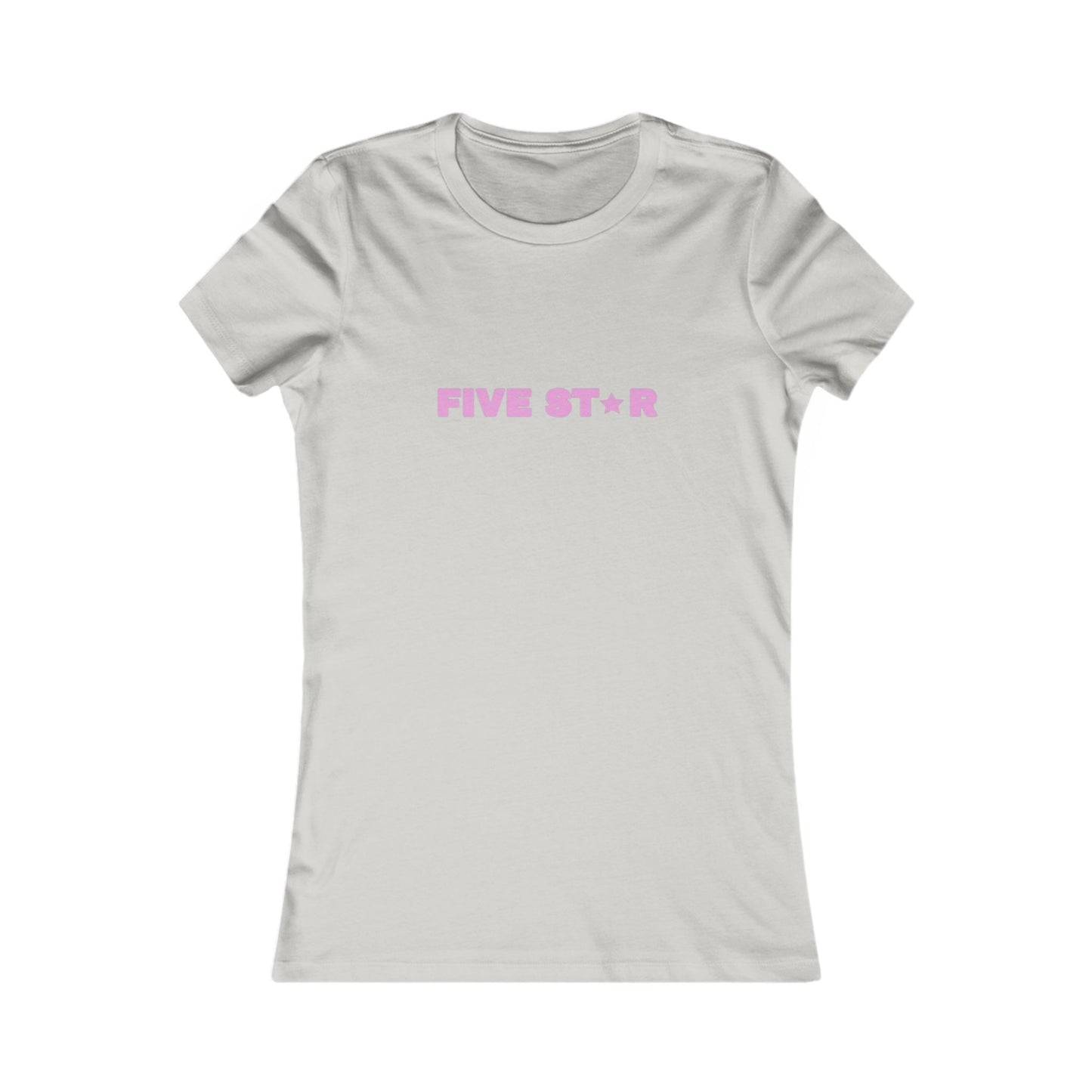 Five Star Women's Tee - Cute Casual Shirt, Gift for Her, Birthday, Everyday Wear, Trendy Graphic Tee