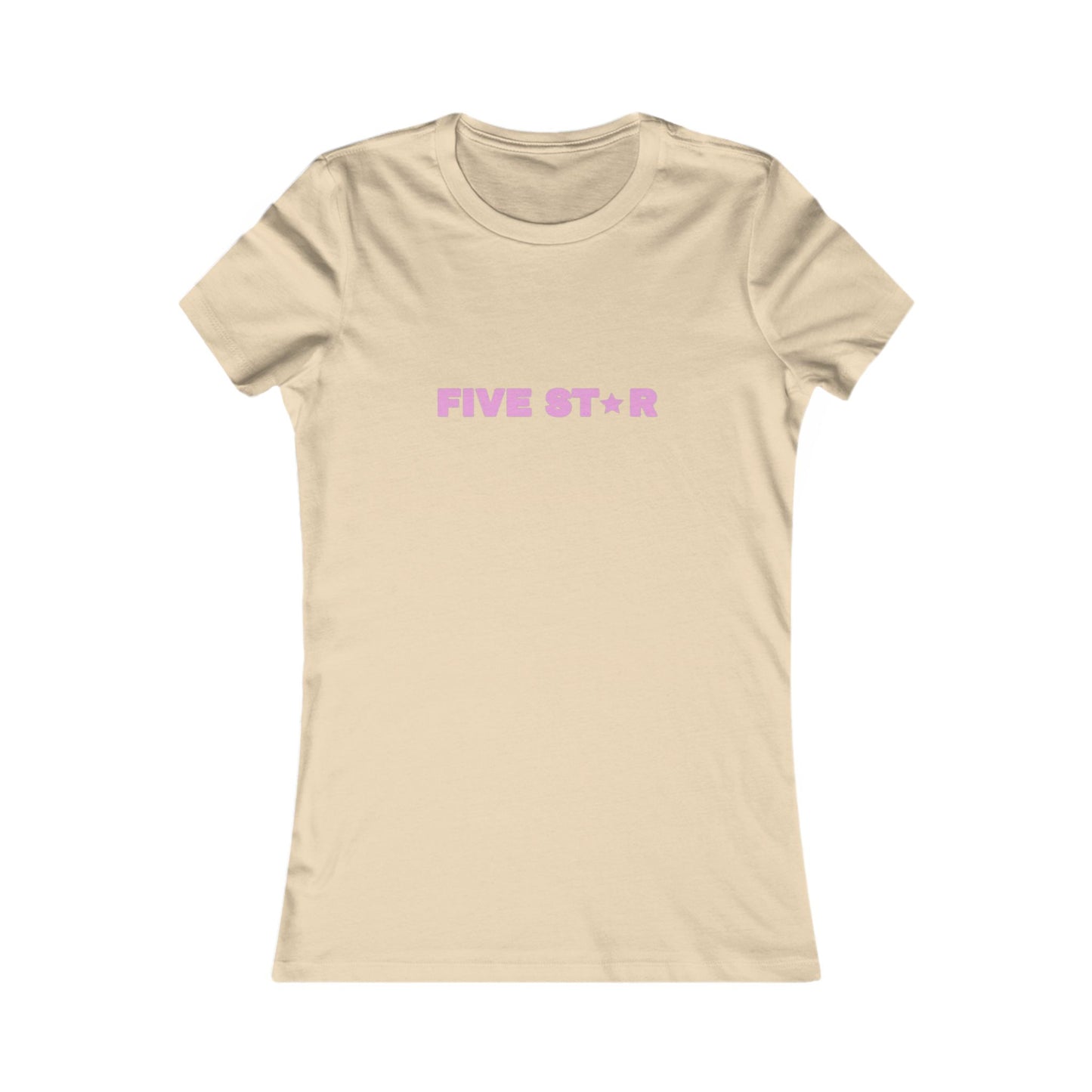 Five Star Women's Tee - Cute Casual Shirt, Gift for Her, Birthday, Everyday Wear, Trendy Graphic Tee