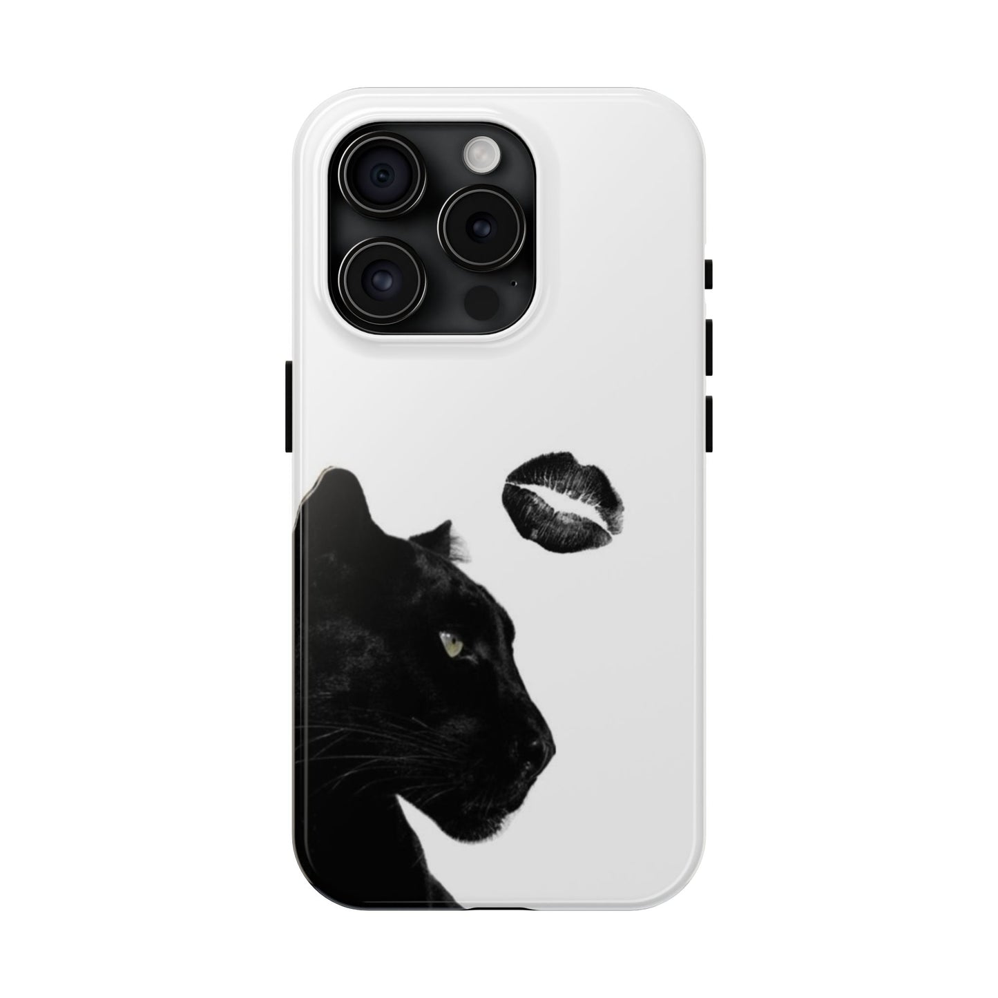 Elegant Panther Design Tough Phone Case - Stylish Protection for Animal Lovers