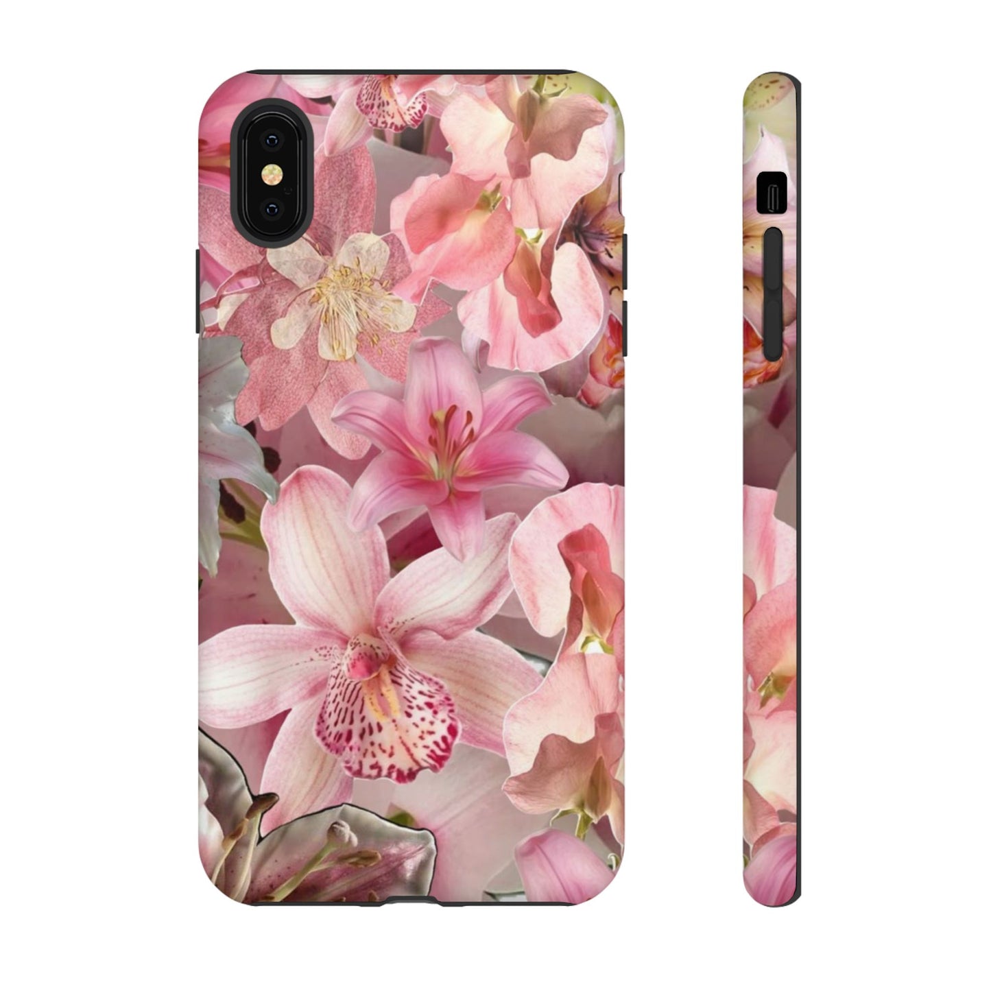 Phone Case - Matte & Glossy Tough Case Lily Flowers