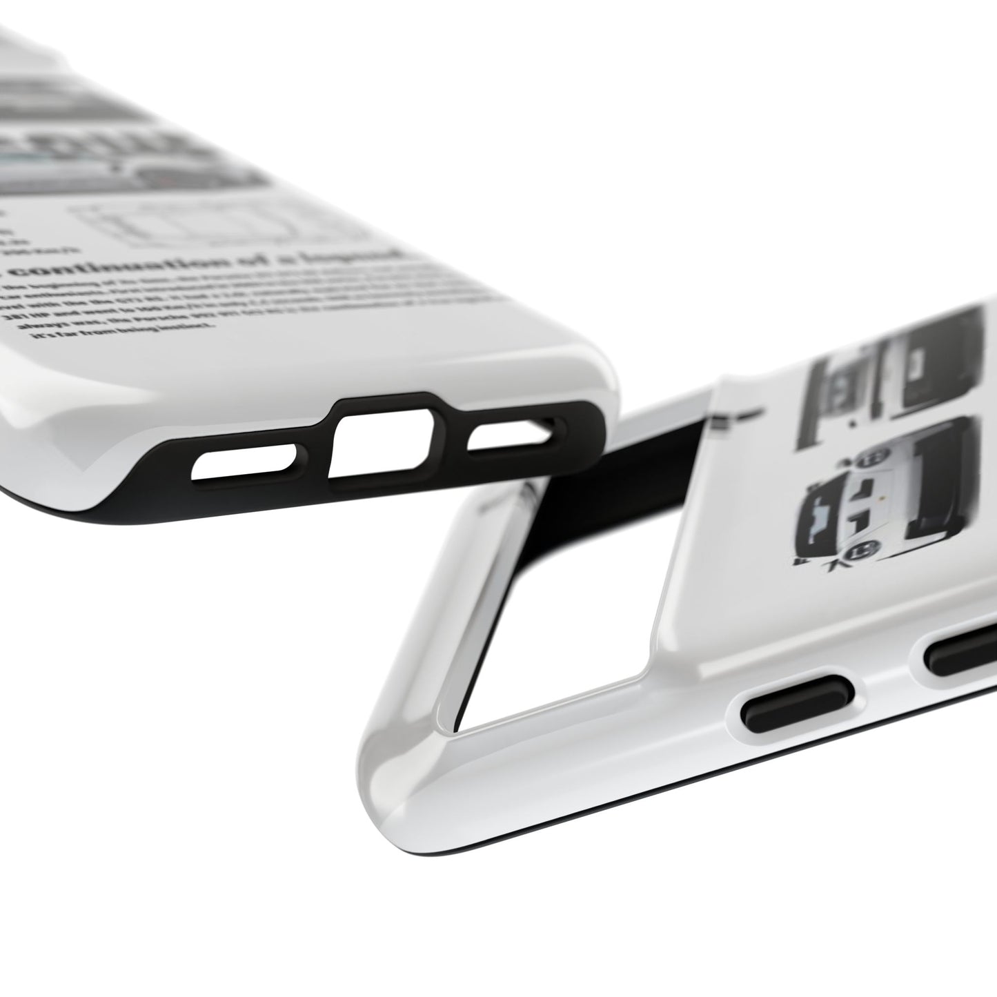 Porsche Phone Case, Tough Car Lover's Gift, Racing Enthusiast Accessory, Durable Auto Merchandise, Birthday Gift for Him