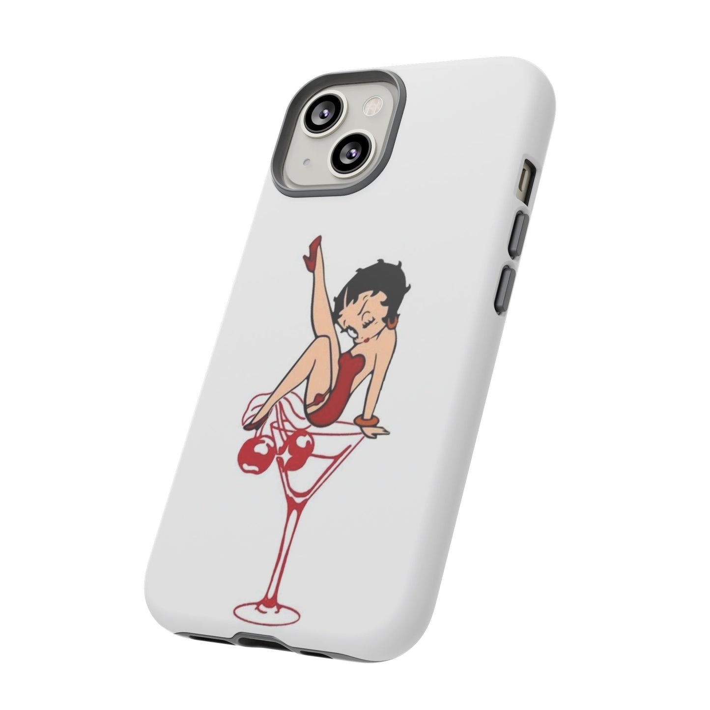 Betty Boop Martini Phone Case - Stylish Tough Cases for Fun Lovers