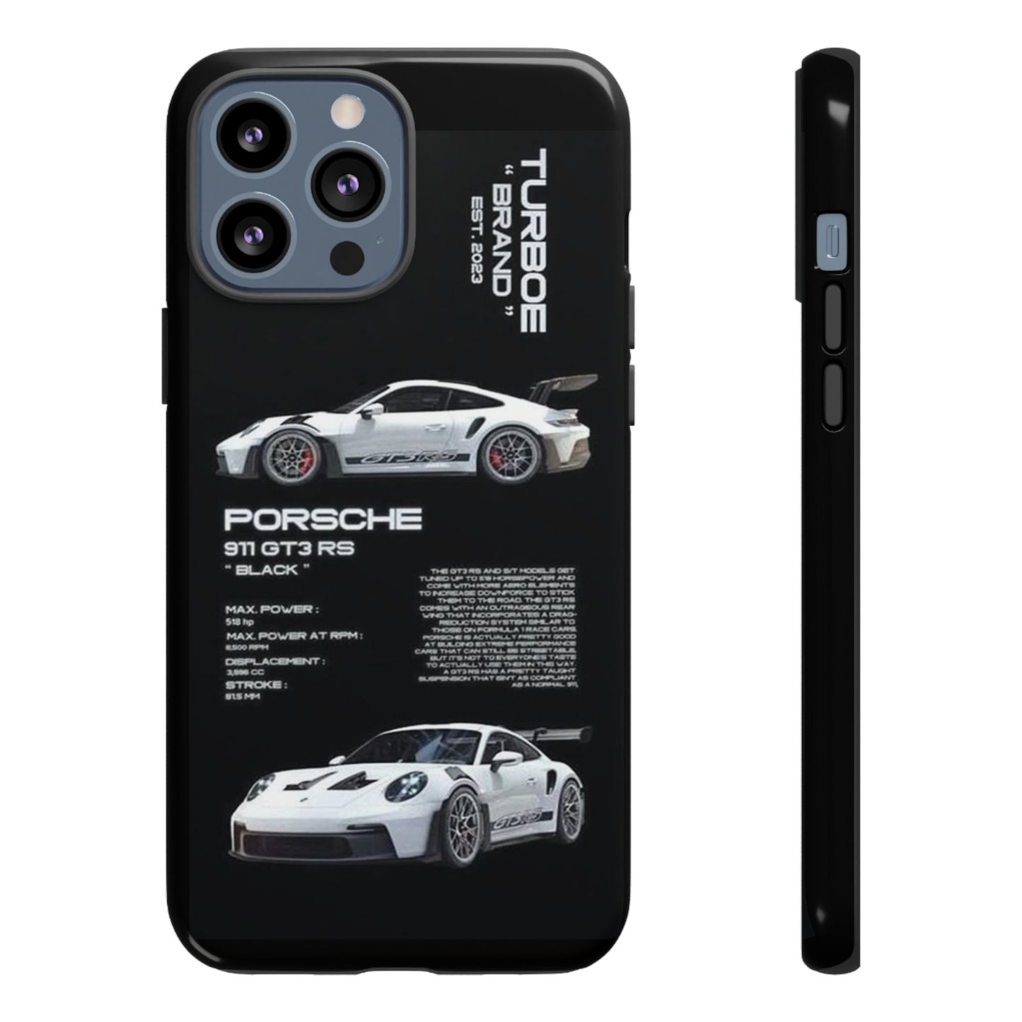 Porsche Phone Case, Tough Car Case, Automotive Gift, Racing Enthusiast Accessory, Stylish Smartphone Protection