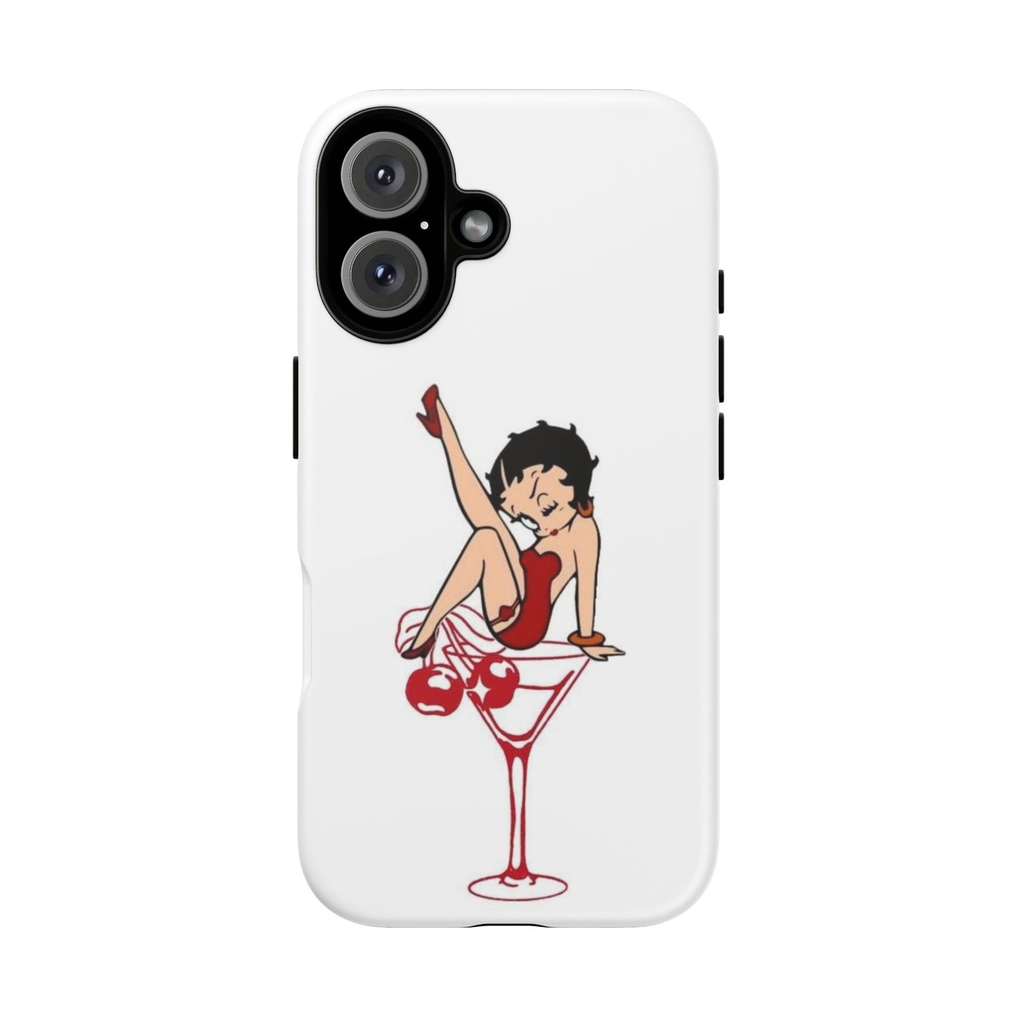 Betty Boop Martini Phone Case - Stylish Tough Cases for Fun Lovers