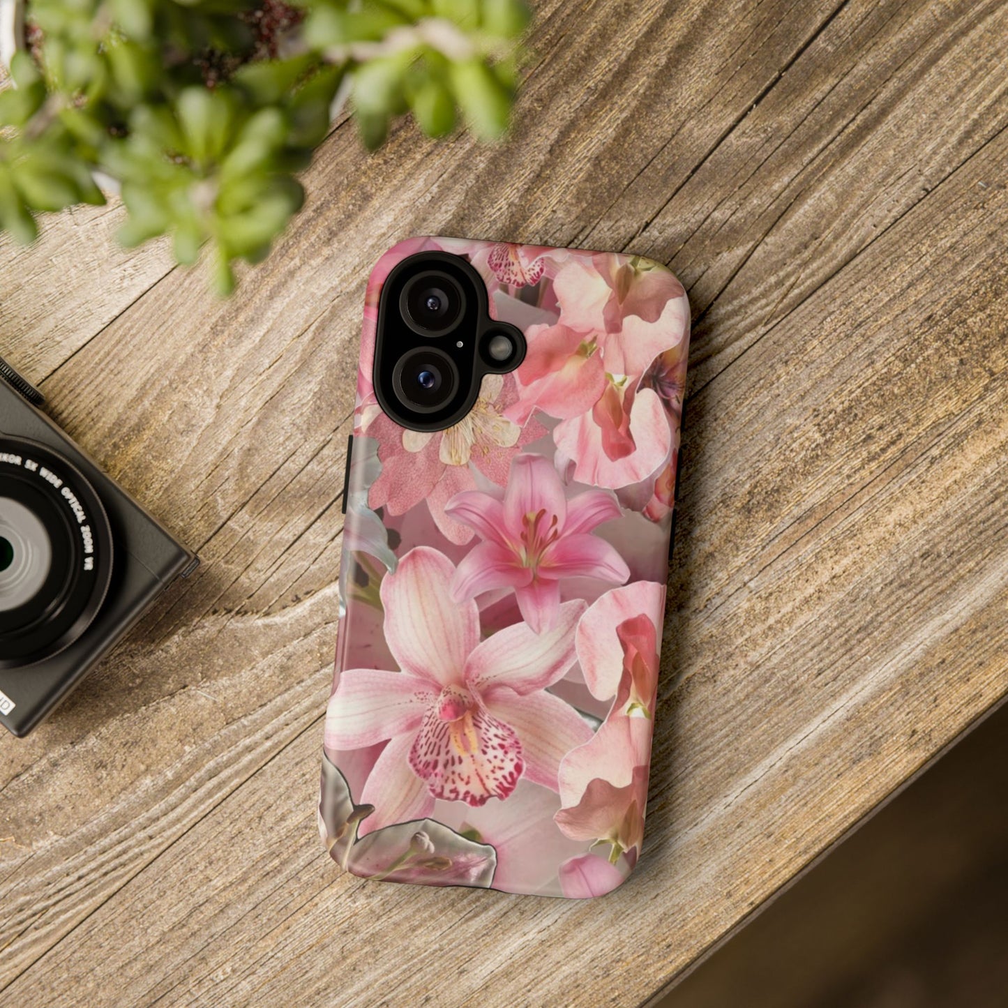 Phone Case - Matte & Glossy Tough Case Lily Flowers