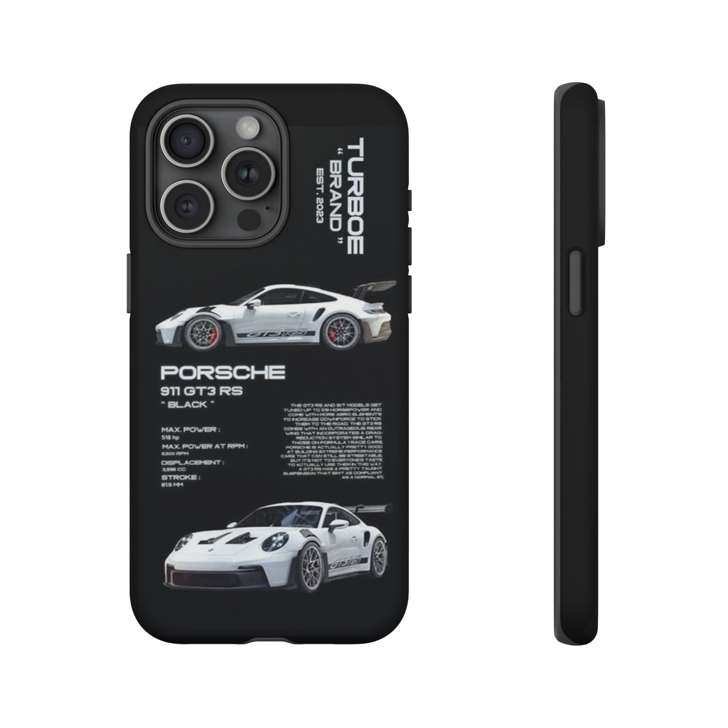 Porsche Phone Case, Tough Car Case, Automotive Gift, Racing Enthusiast Accessory, Stylish Smartphone Protection