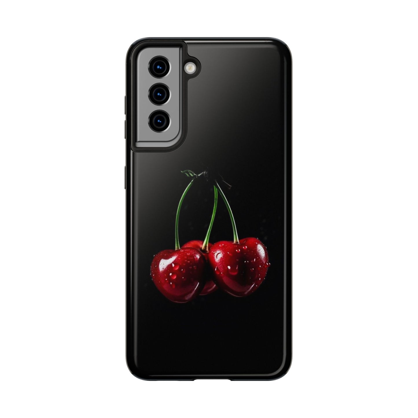 Cherry Splash Tough Phone Case - Durable, Stylish Protection
