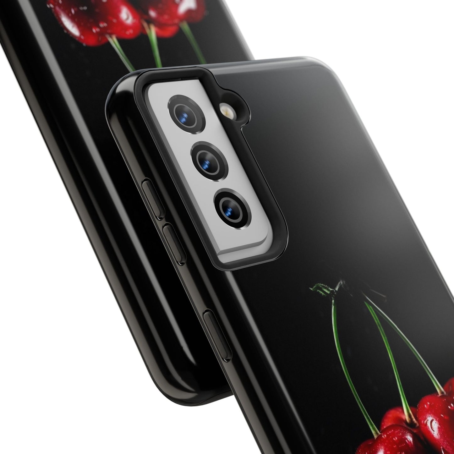 Cherry Splash Tough Phone Case - Durable, Stylish Protection