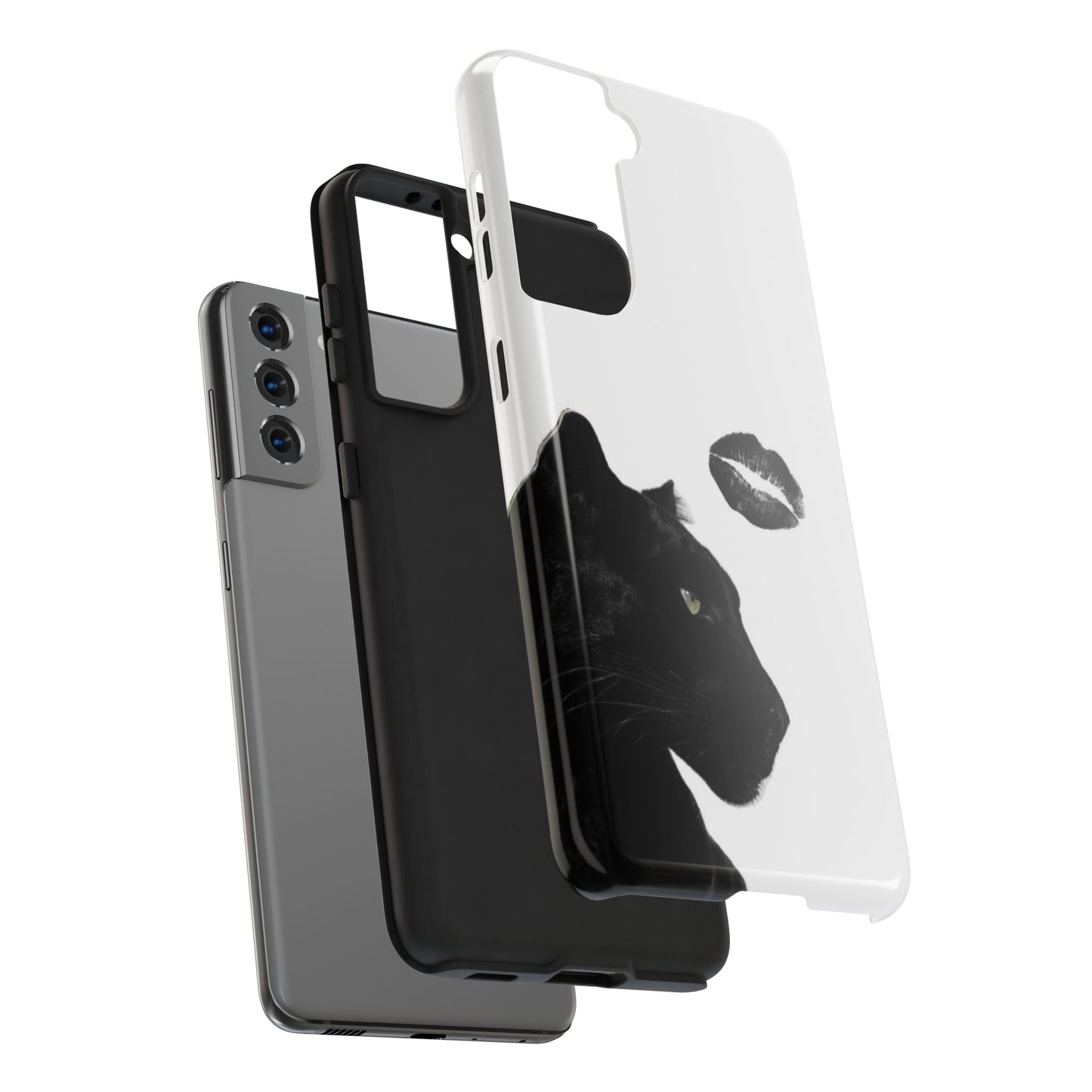 Elegant Panther Design Tough Phone Case - Stylish Protection for Animal Lovers