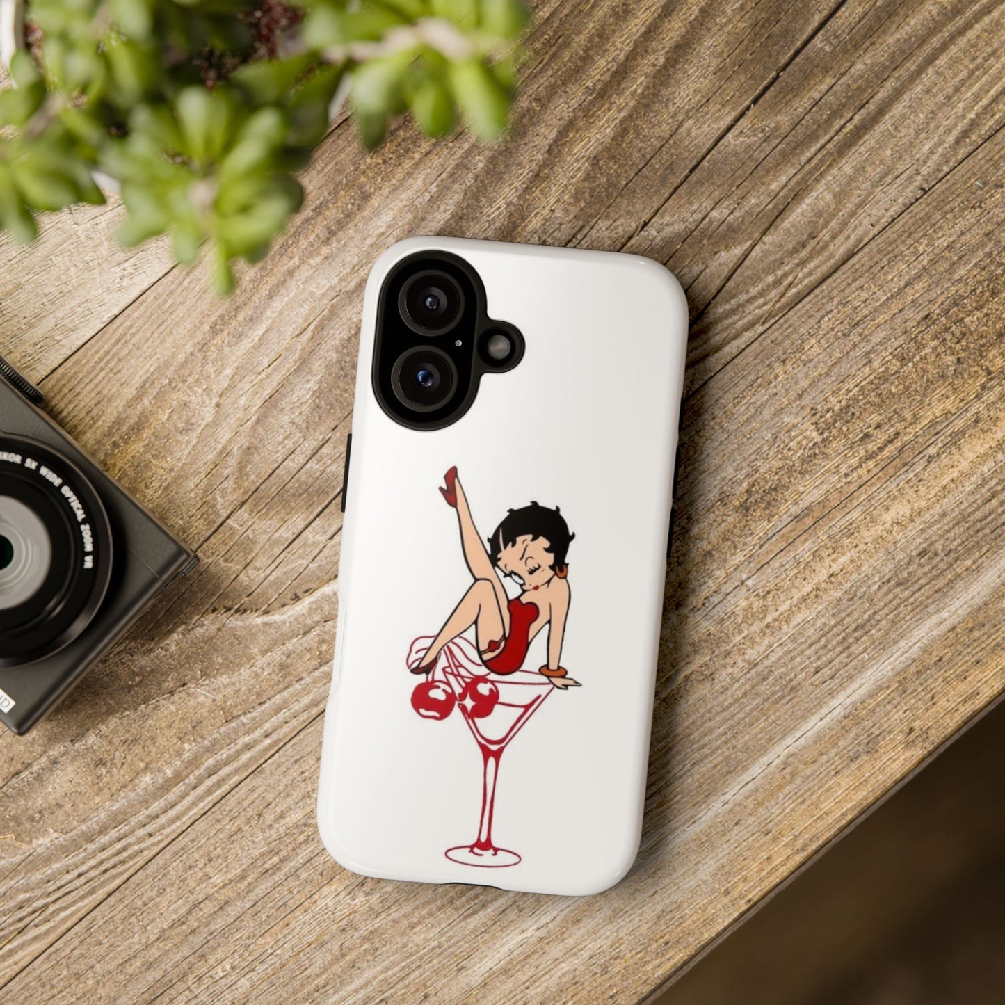 Betty Boop Martini Phone Case - Stylish Tough Cases for Fun Lovers