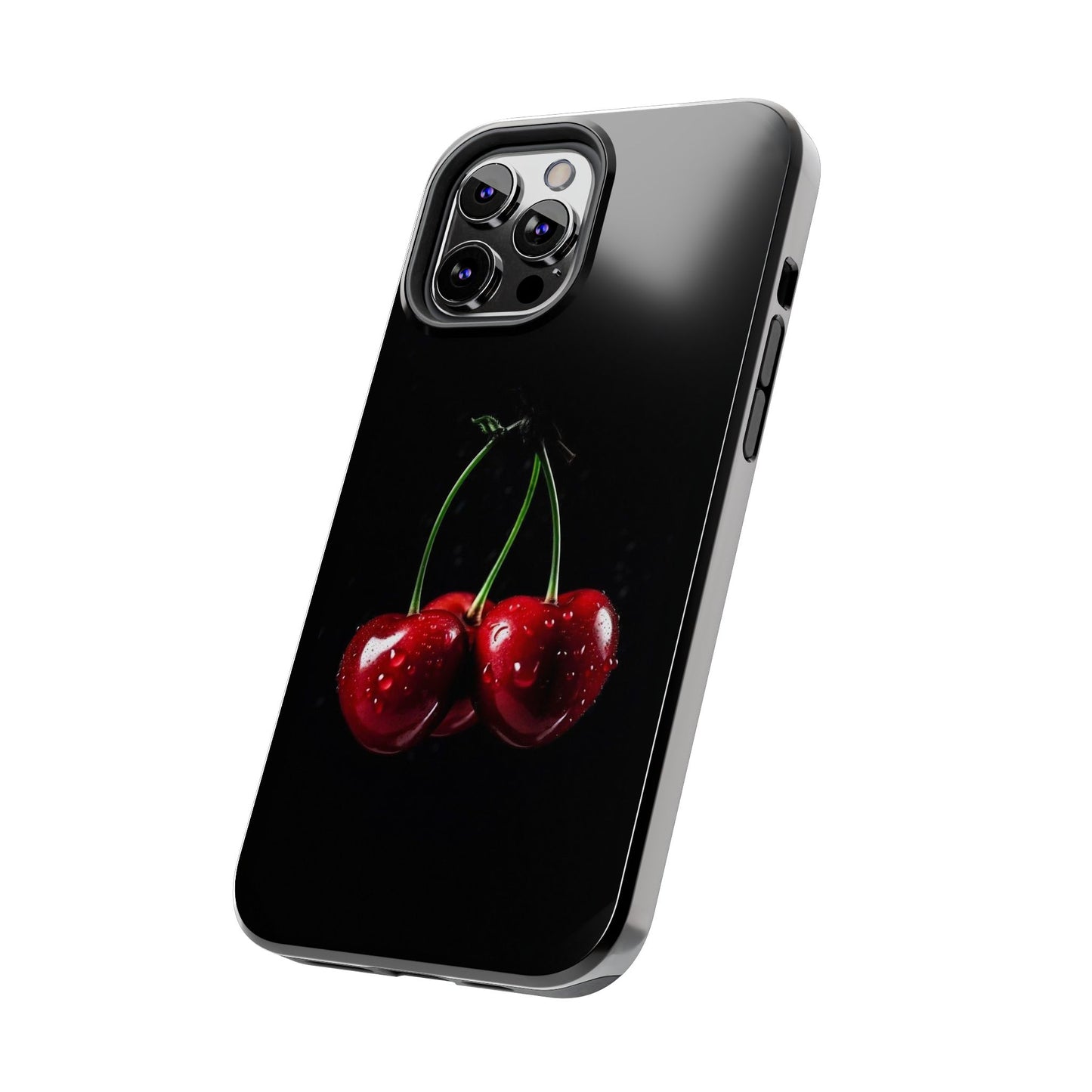 Cherry Splash Tough Phone Case - Durable, Stylish Protection