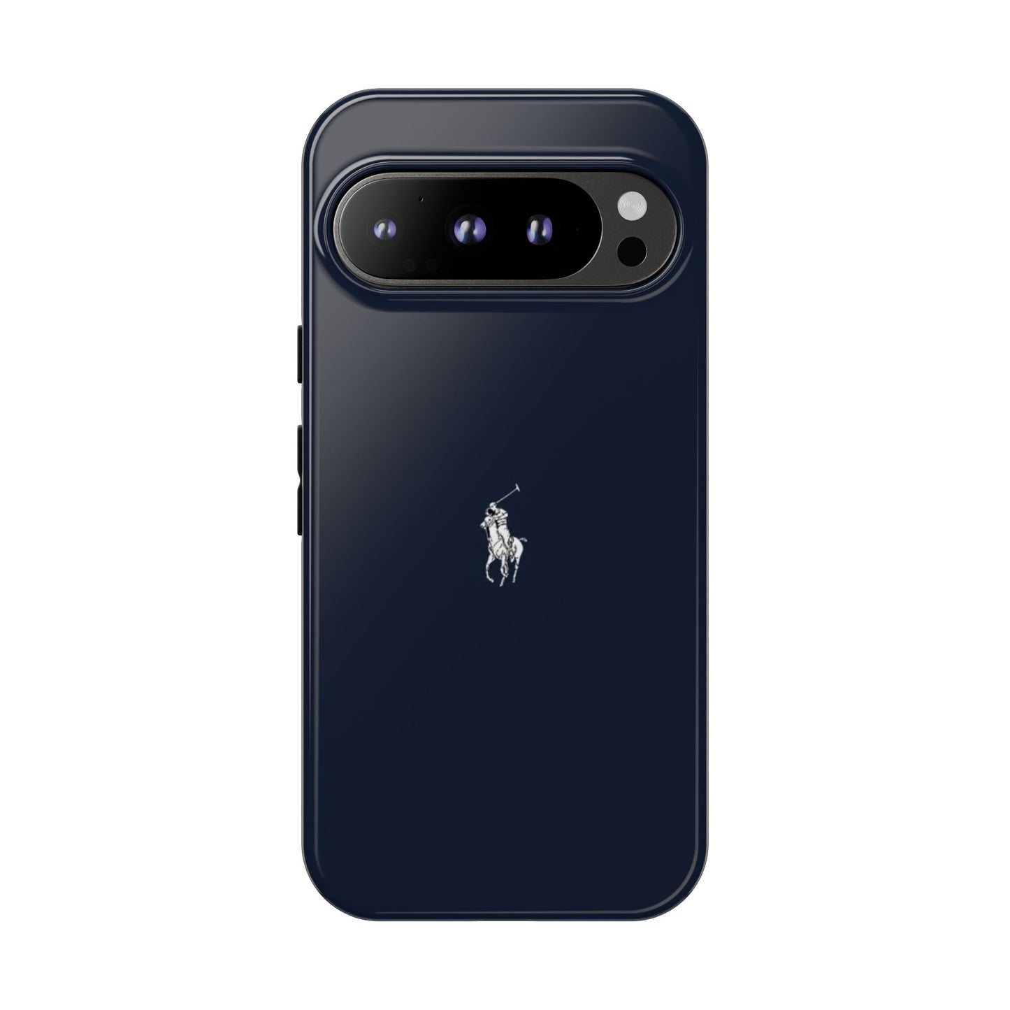 Navy Polo Logo Tough Phone Case — Slim Protective iPhone Cover