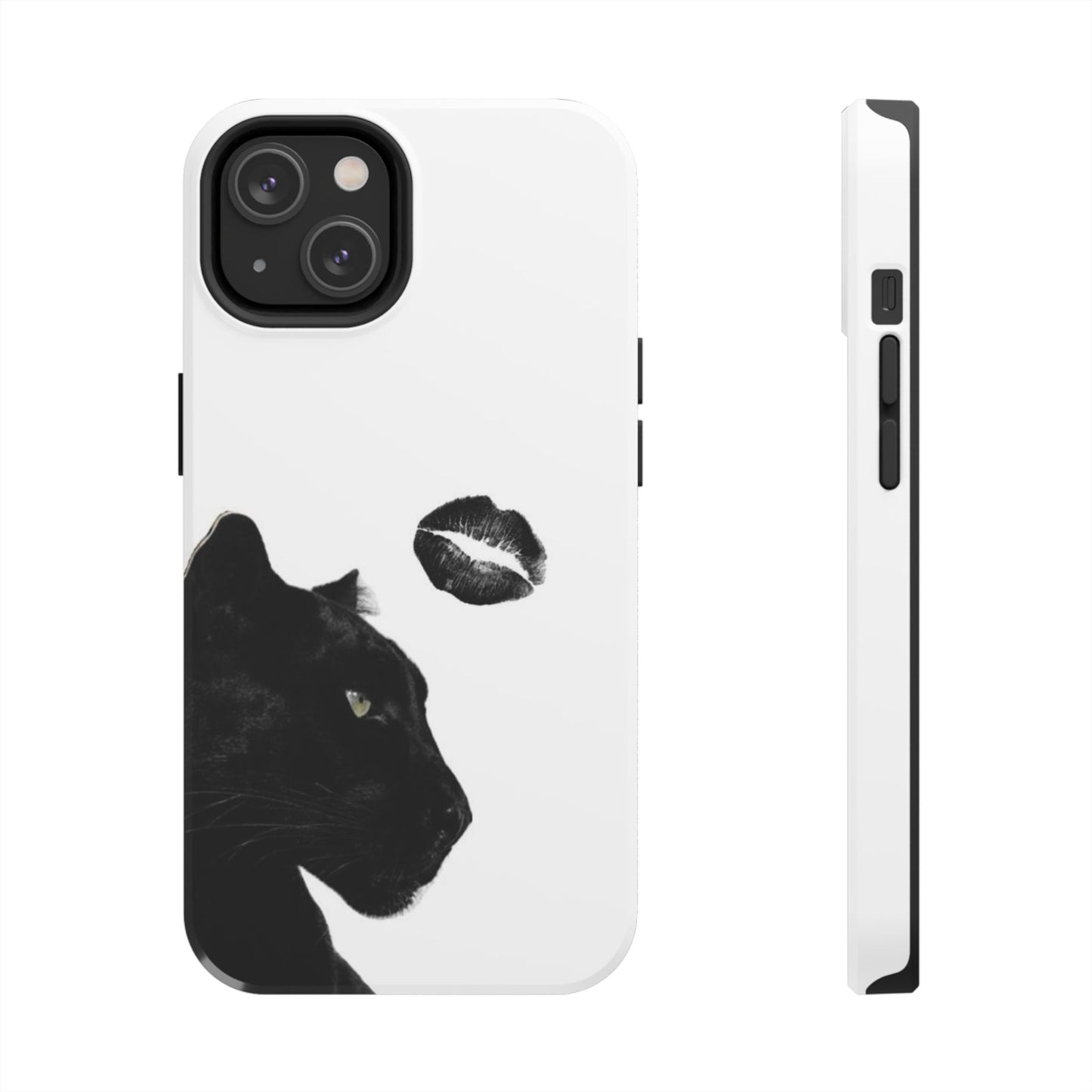 Elegant Panther Design Tough Phone Case - Stylish Protection for Animal Lovers