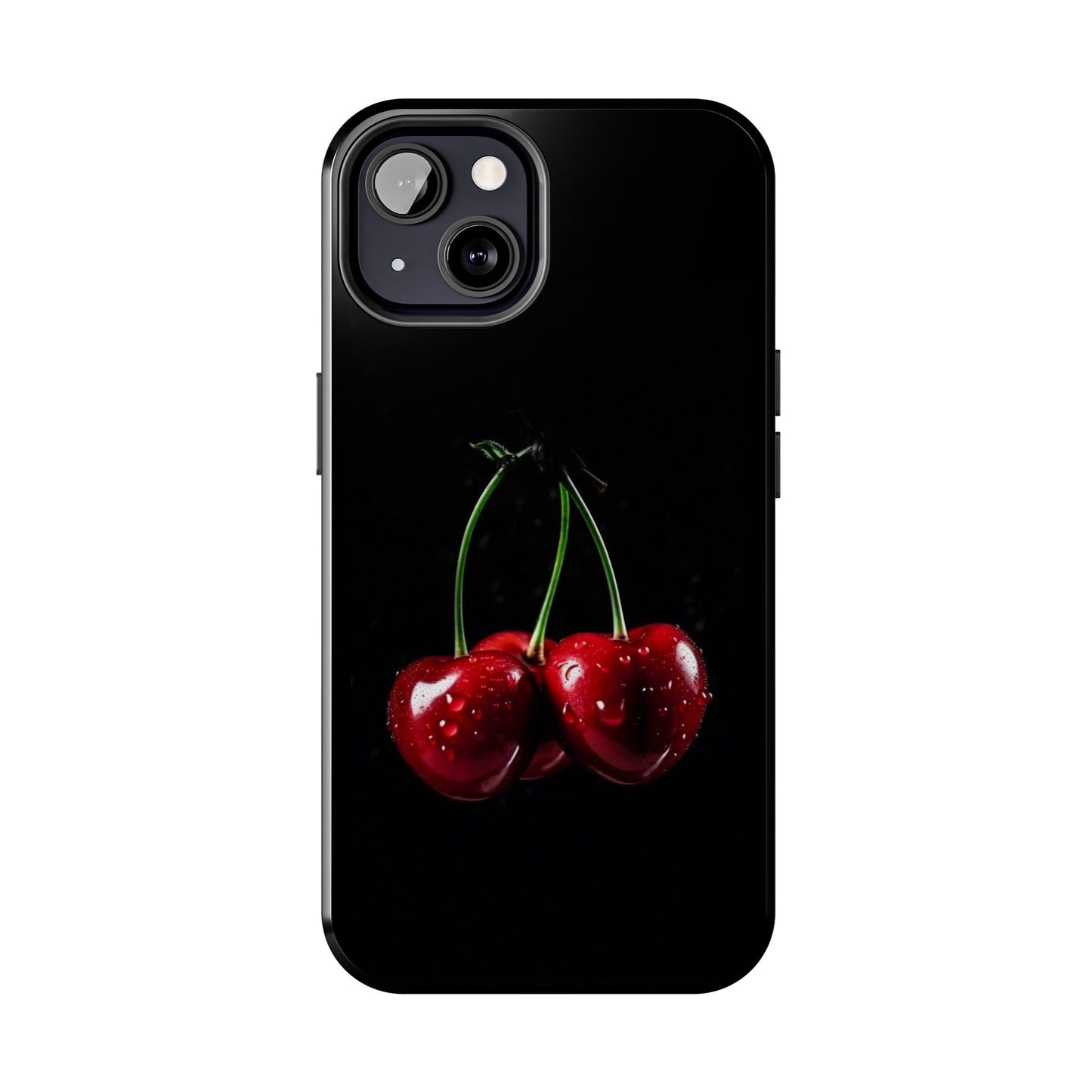 Cherry Splash Tough Phone Case - Durable, Stylish Protection