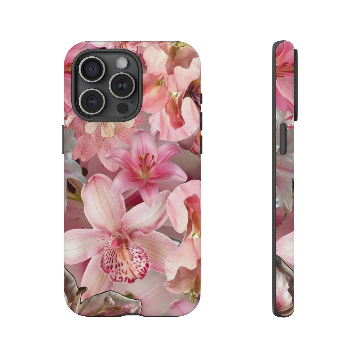 Phone Case - Matte & Glossy Tough Case Lily Flowers