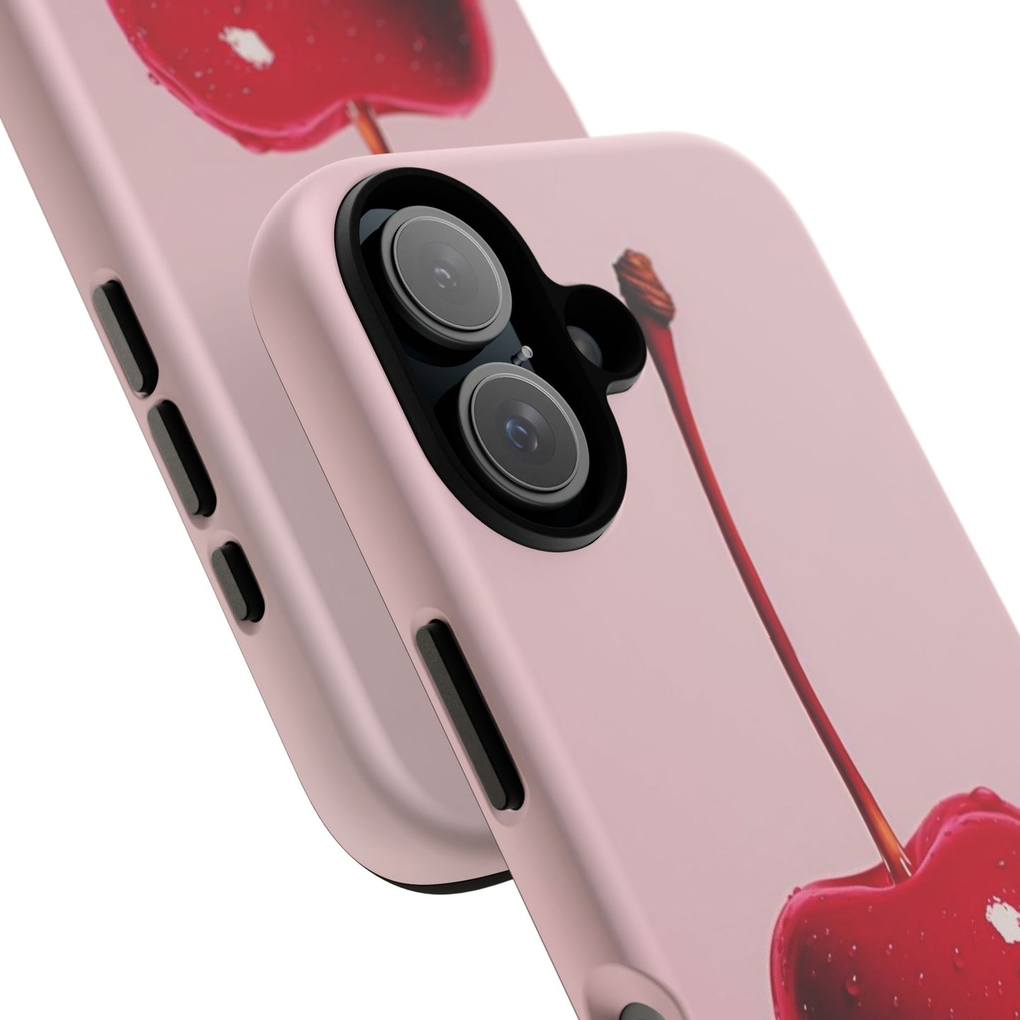 Cherry Drip Phone Case, Tough Phone Cover, Cute Cherry Accessory, Trendy Mobile Case, Kawaii Phone Case, Gift for Her