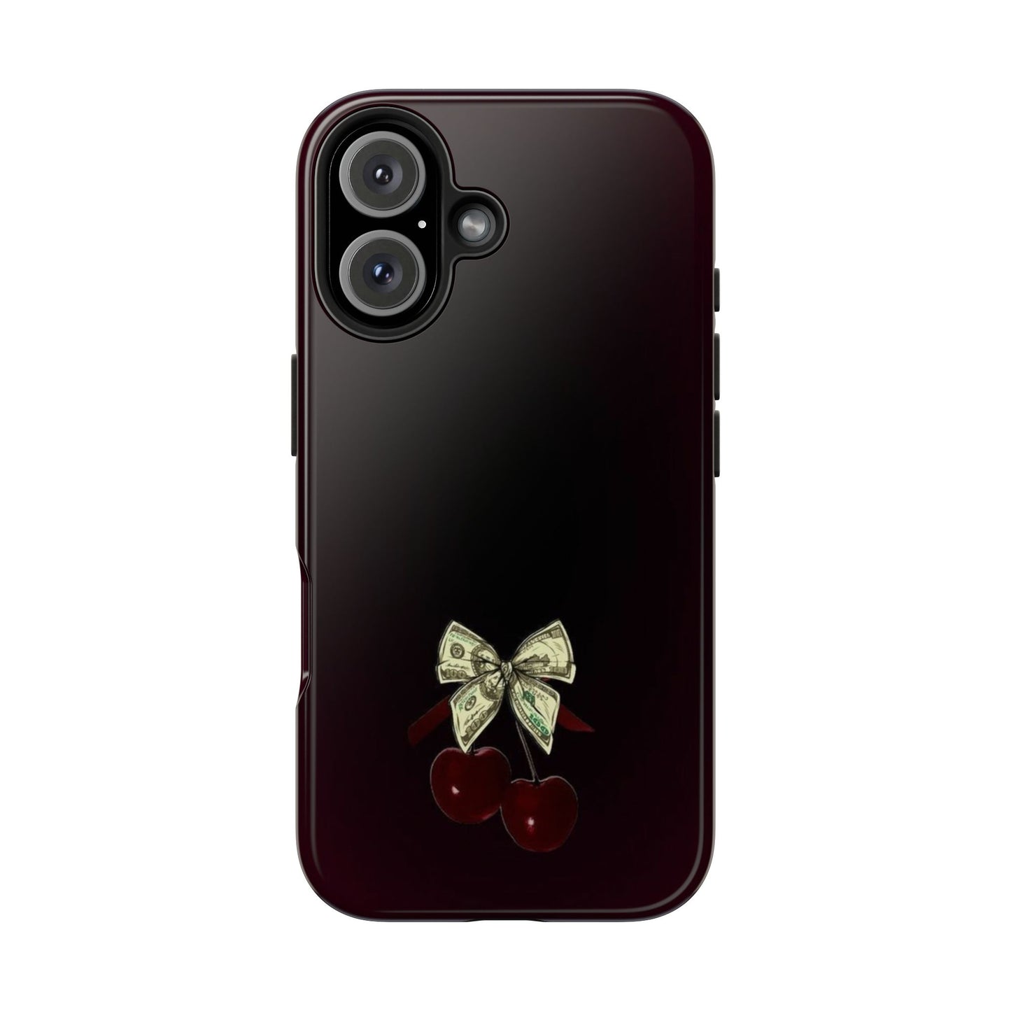 Cherry Bow Tough Phone Case - Stylish & Durable Protection