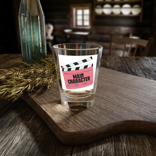 Main Character Shot Glass - Fun Movie Party Décor, Gifts for Film Lovers, Personalized Barware, Celebrations, Unique Drinkware