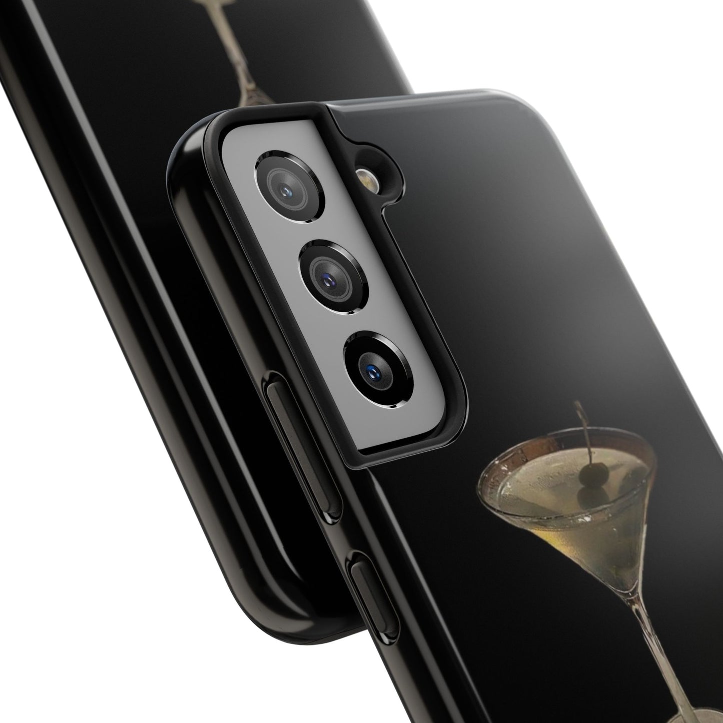 Stylish Martini Tough Phone Case - Perfect for Cocktail Lovers