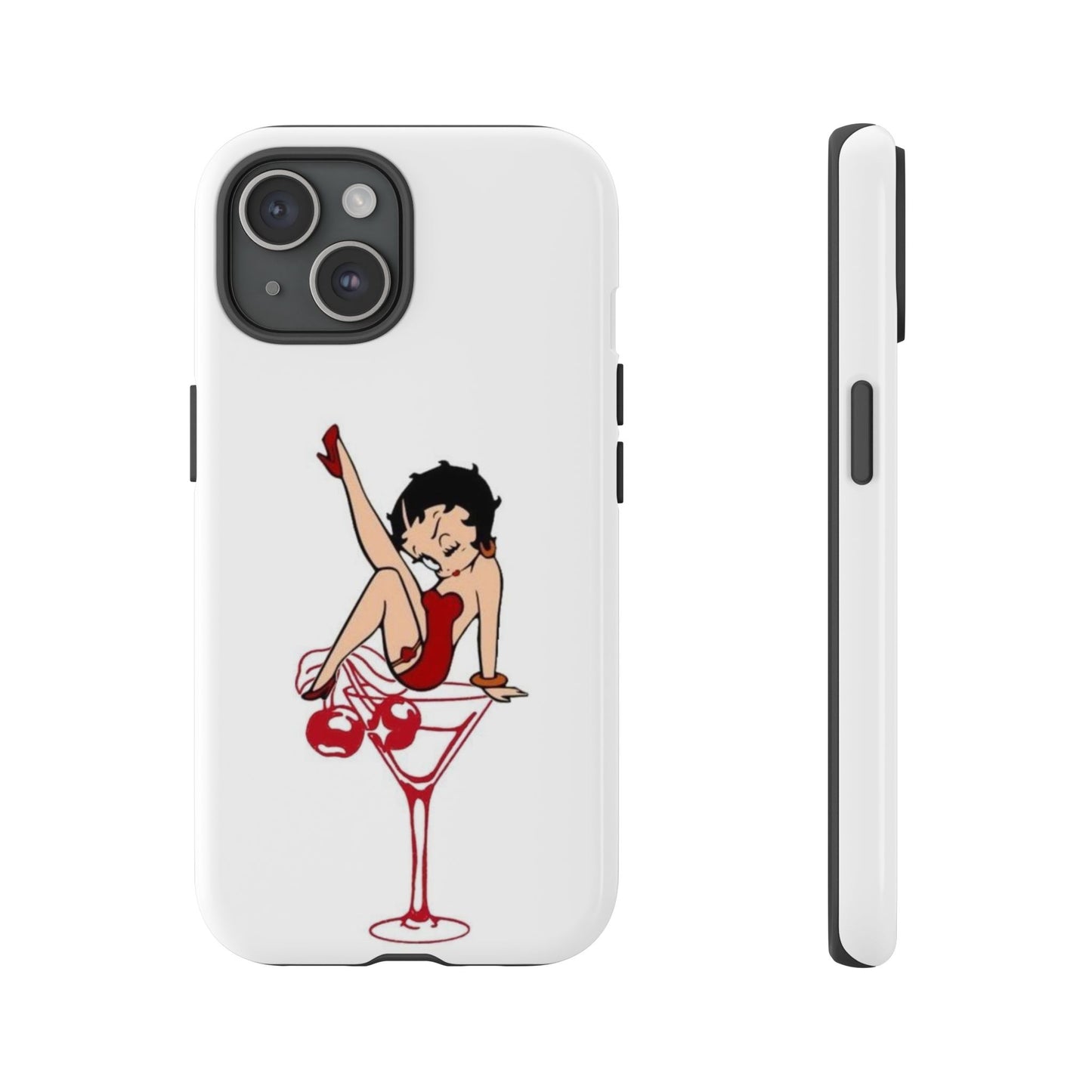 Betty Boop Martini Phone Case - Stylish Tough Cases for Fun Lovers