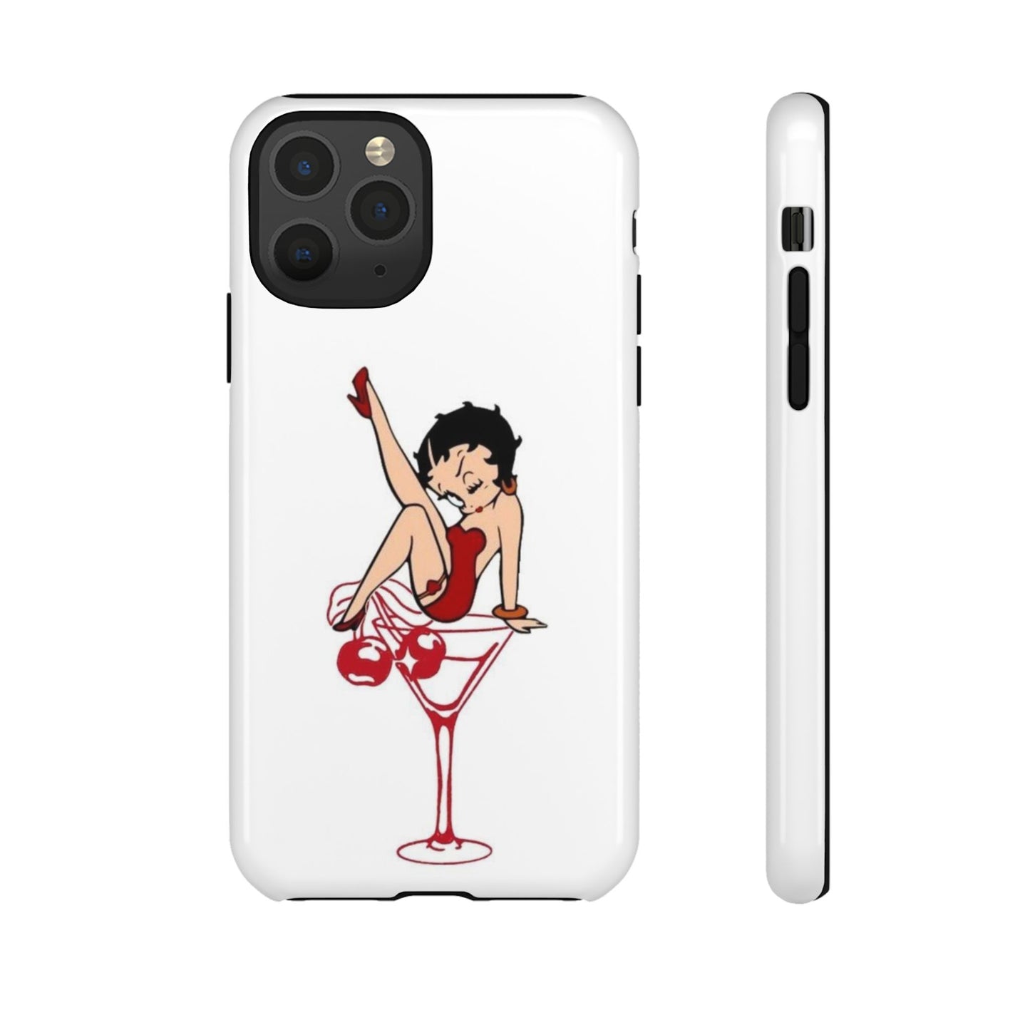 Betty Boop Martini Phone Case - Stylish Tough Cases for Fun Lovers