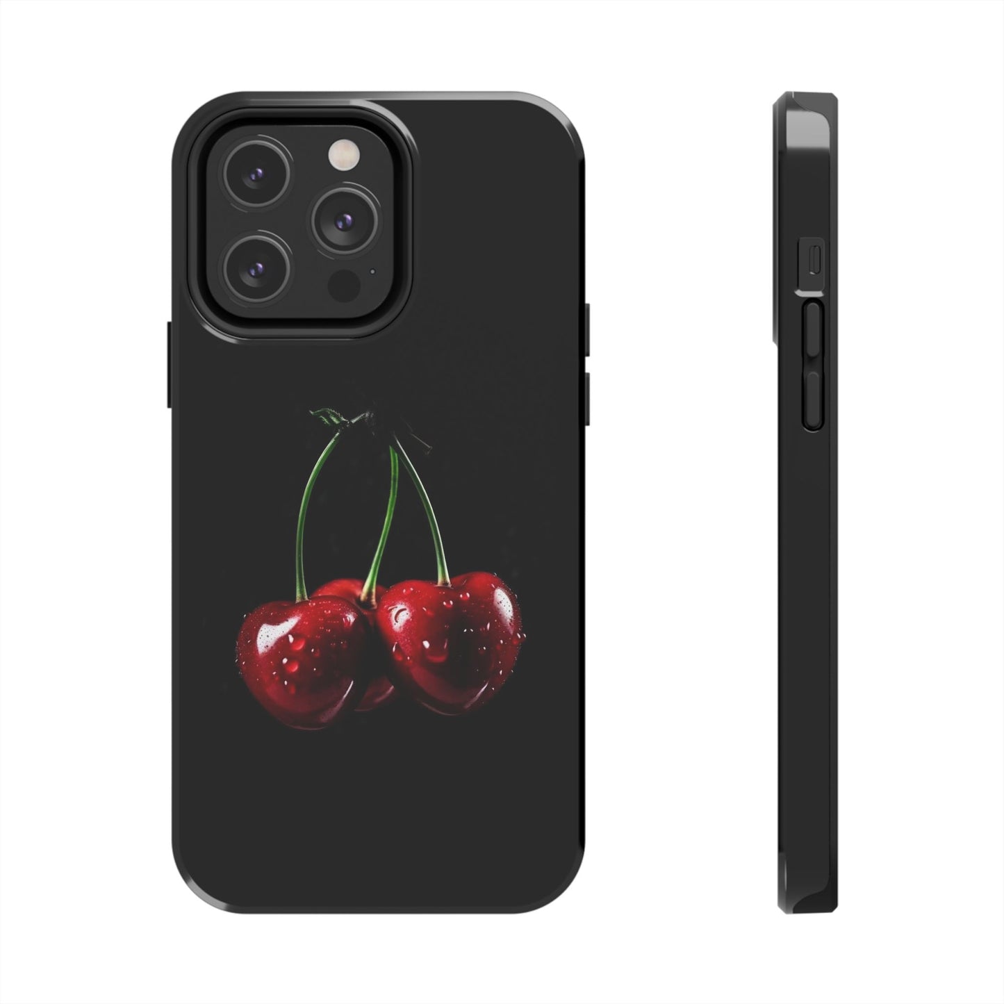 Cherry Splash Tough Phone Case - Durable, Stylish Protection