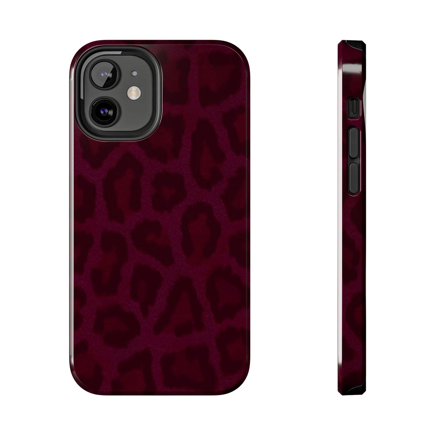 Chic Leopard Print Tough Phone Cases - Stylish Protection for Your Device