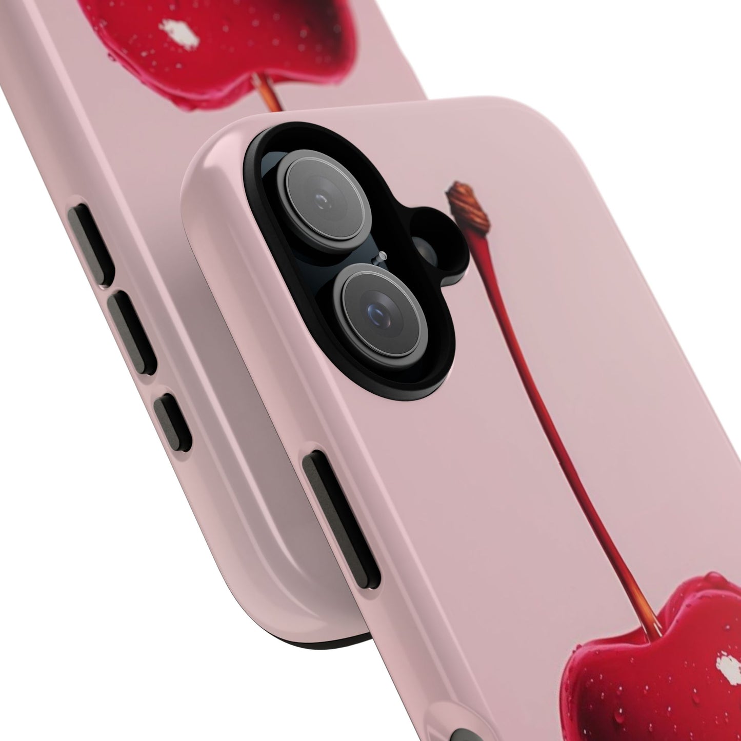 Cherry Drip Phone Case, Tough Phone Cover, Cute Cherry Accessory, Trendy Mobile Case, Kawaii Phone Case, Gift for Her