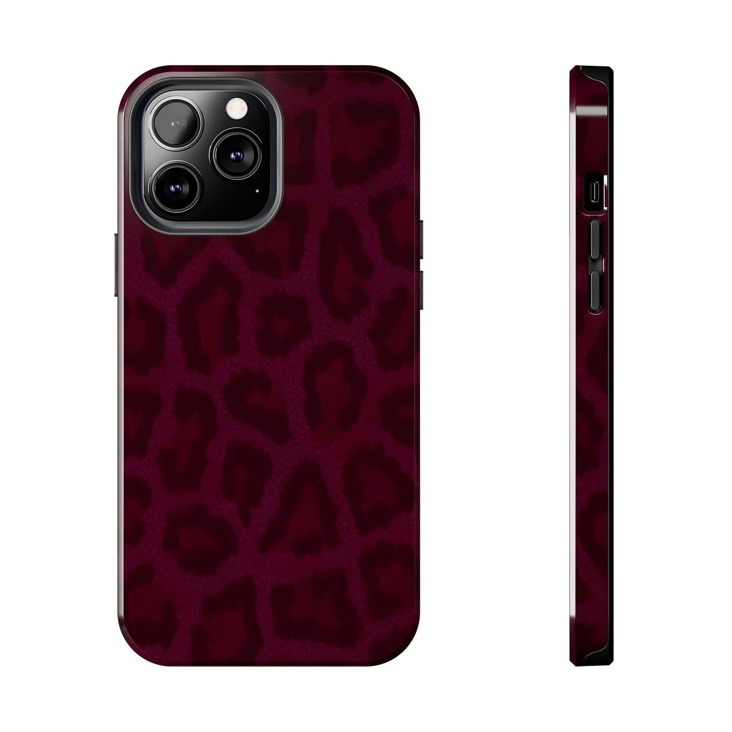 Chic Leopard Print Tough Phone Cases - Stylish Protection for Your Device