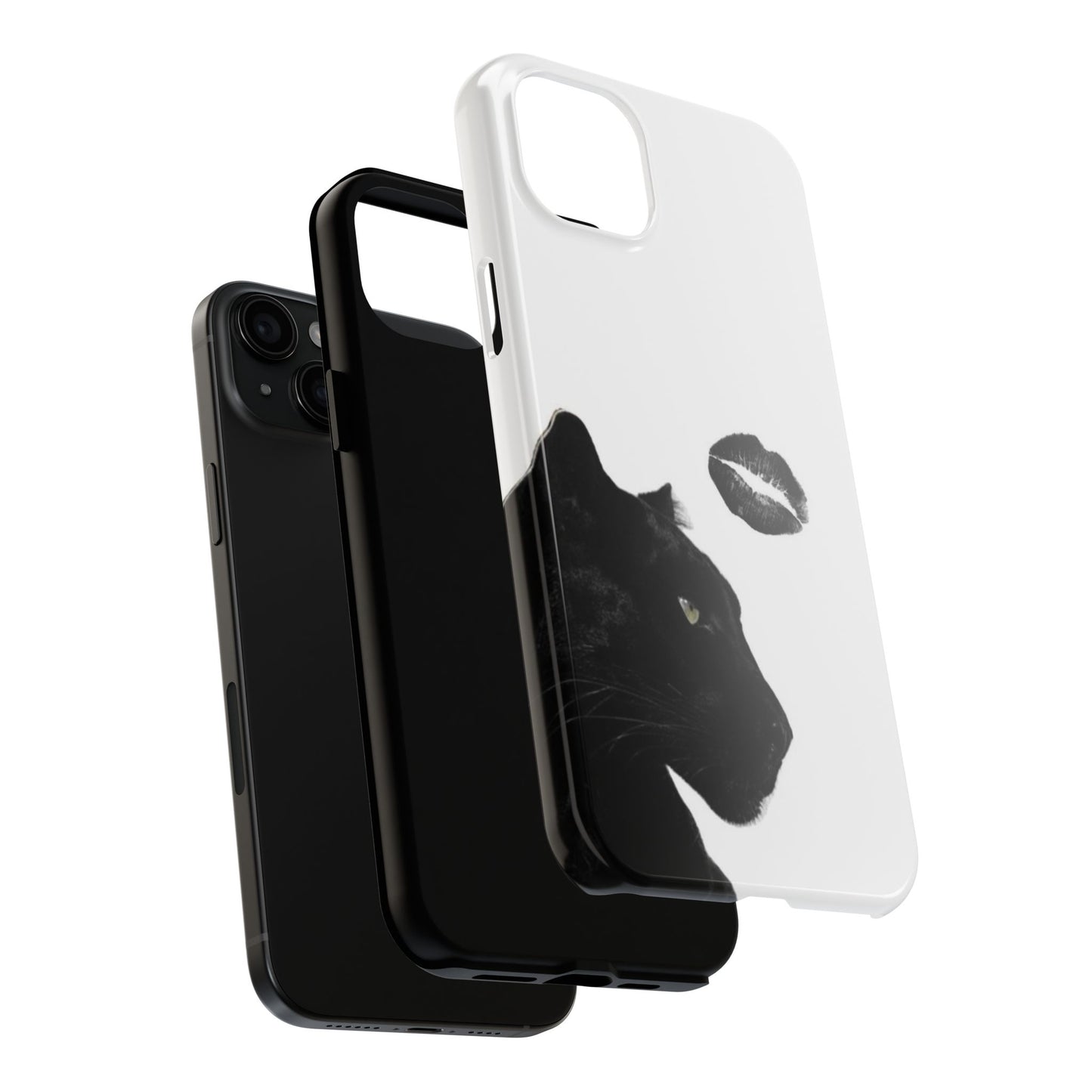 Elegant Panther Design Tough Phone Case - Stylish Protection for Animal Lovers