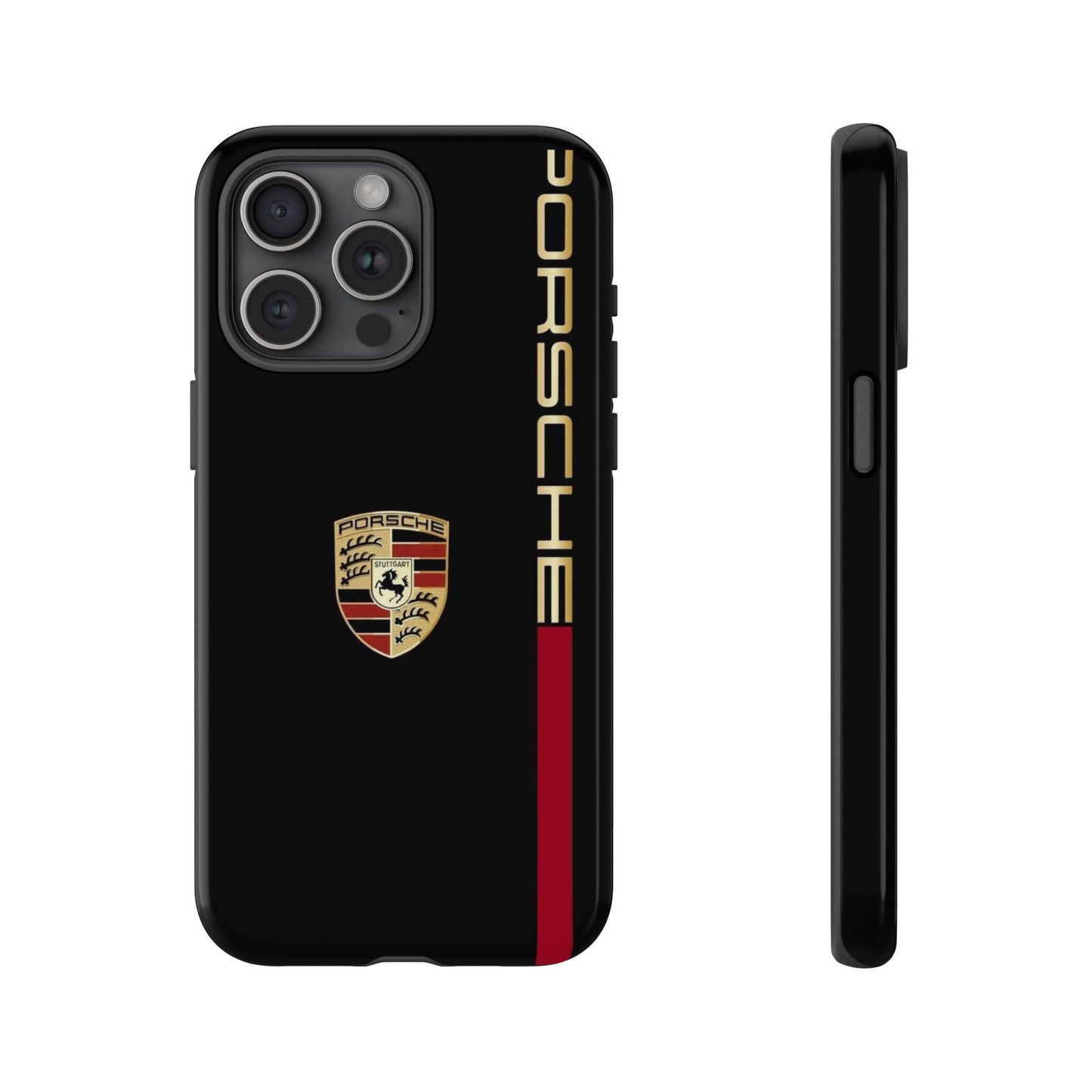 Porsche Tough Phone Case, Durable Car Lover Accessory, Protective Cover, Gift for Auto Enthusiasts, Racing Themed Phone Accessory