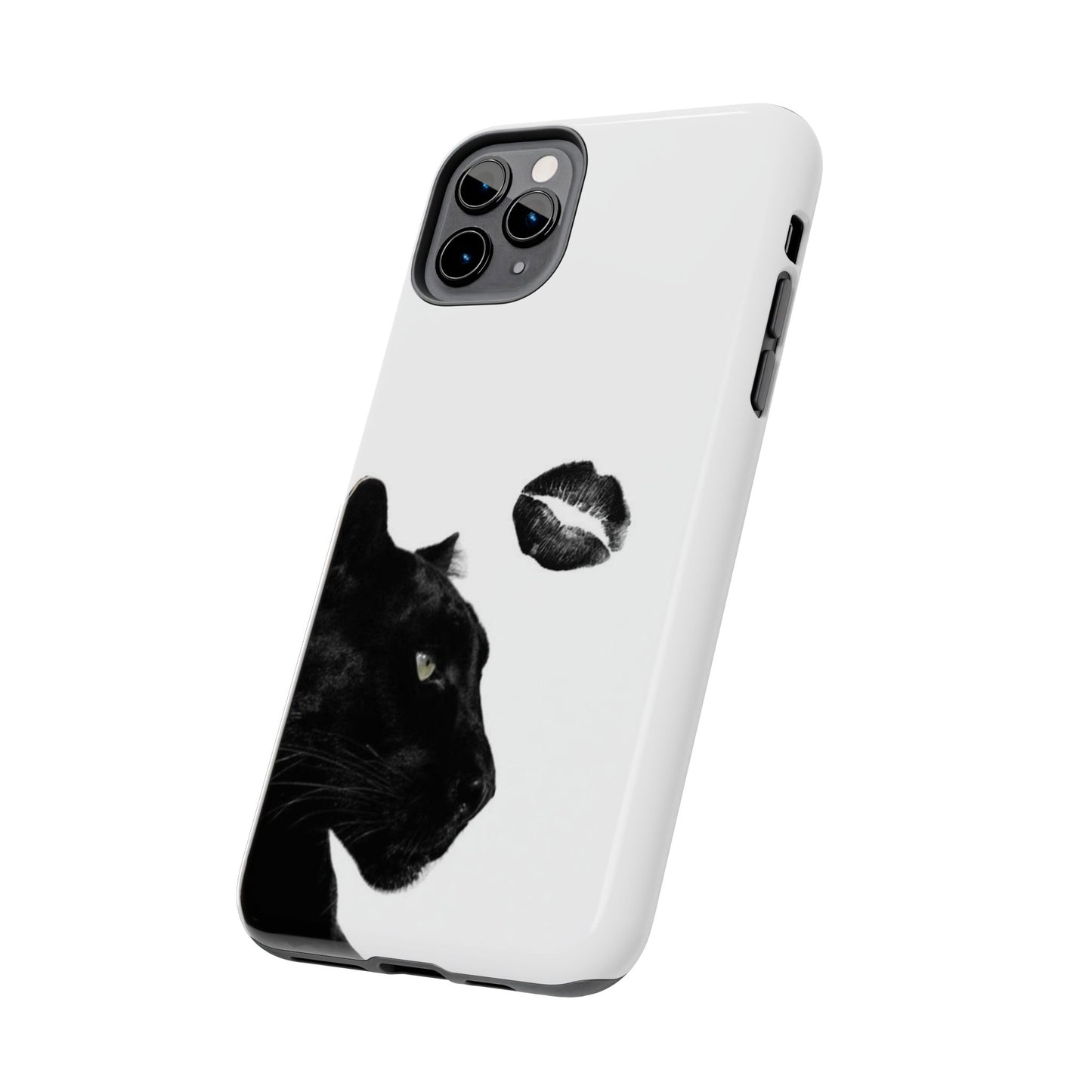 Elegant Panther Design Tough Phone Case - Stylish Protection for Animal Lovers