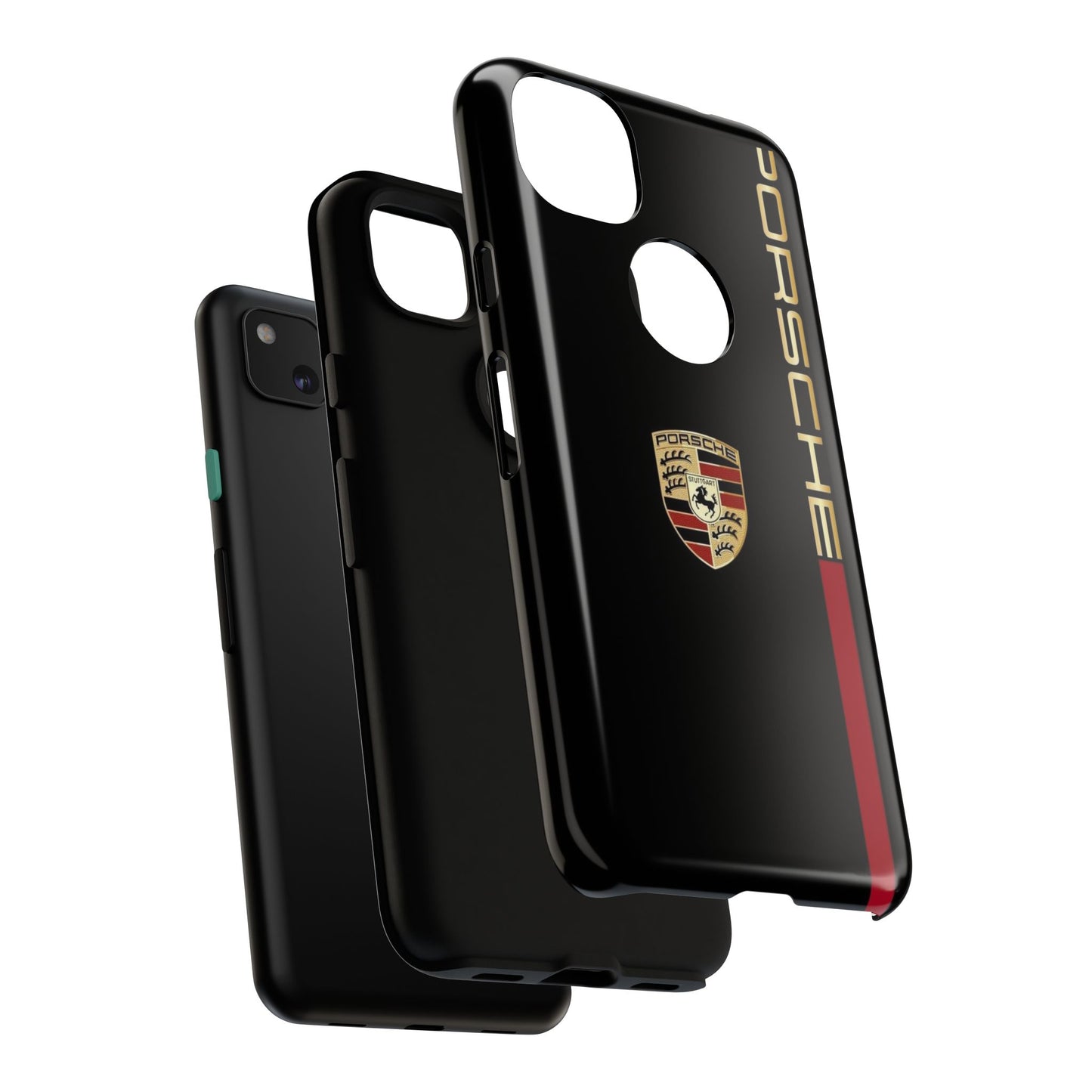 Porsche Tough Phone Case, Durable Car Lover Accessory, Protective Cover, Gift for Auto Enthusiasts, Racing Themed Phone Accessory
