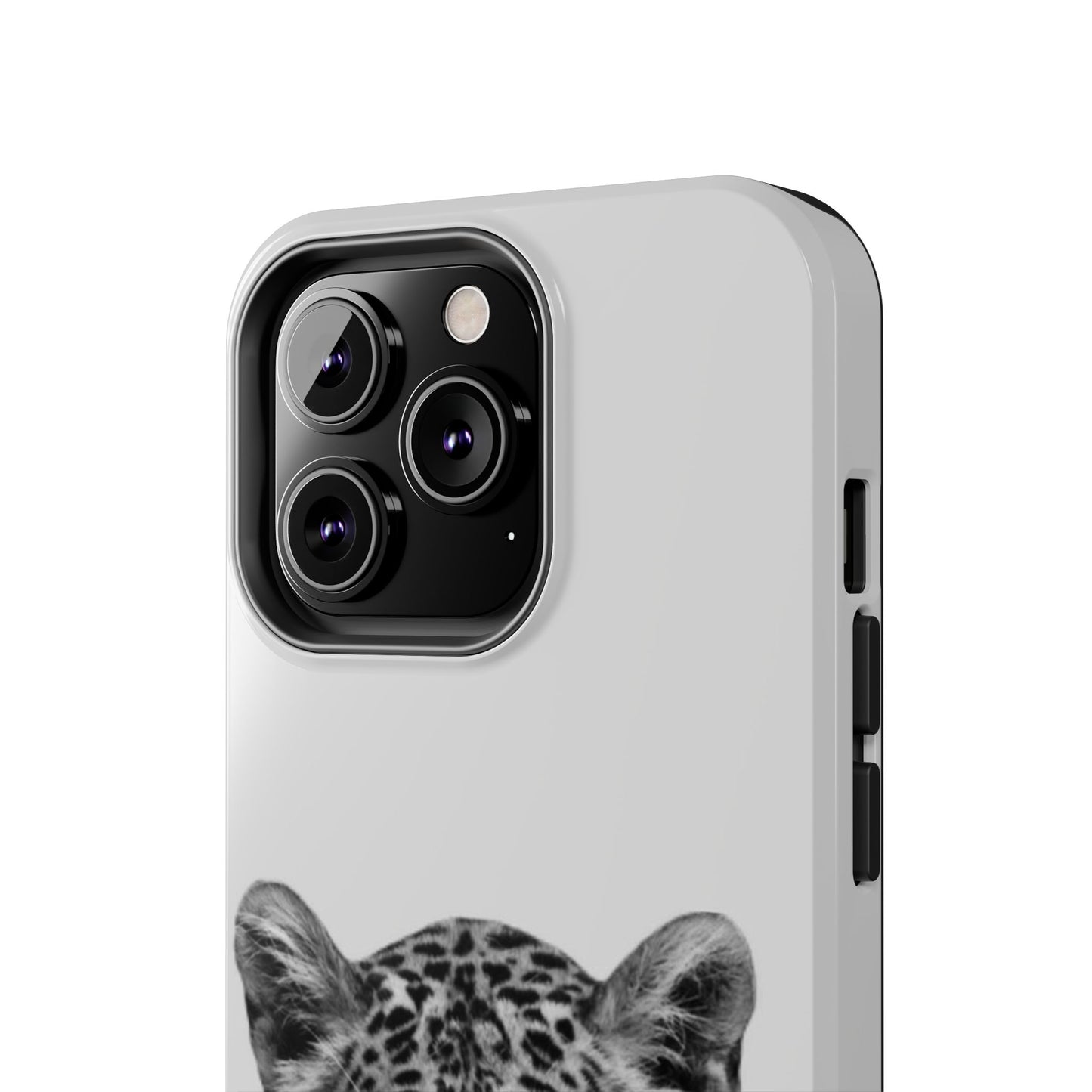 Stylish Tough Phone Case with Majestic Leopard Design