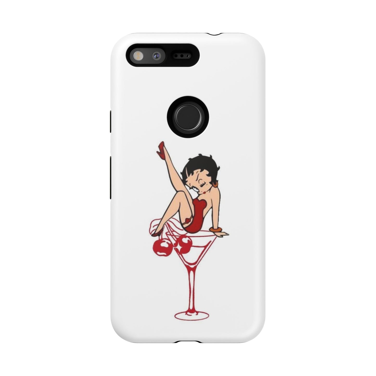 Betty Boop Martini Phone Case - Stylish Tough Cases for Fun Lovers