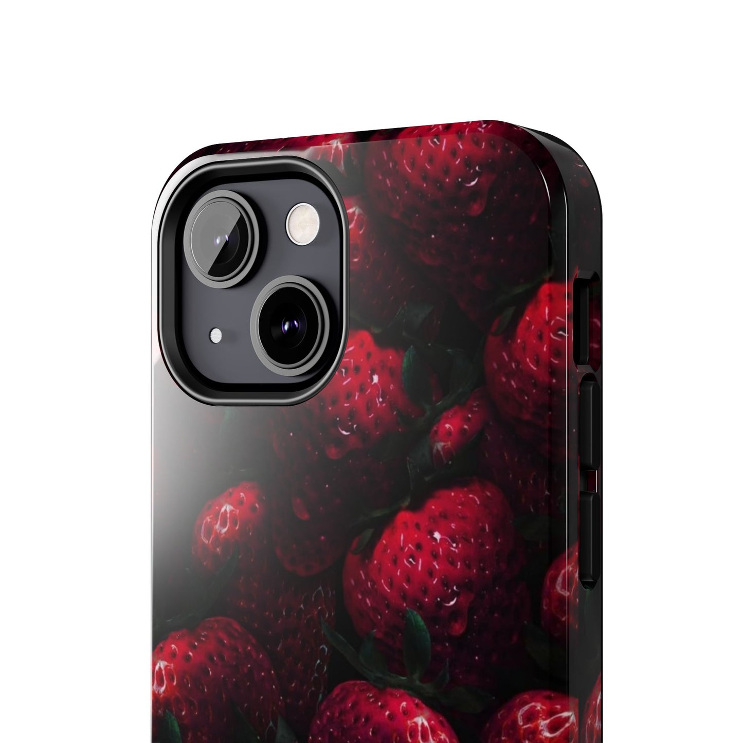 Berry Burst Tough Phone Case - Durable Protection with Strawberry Design