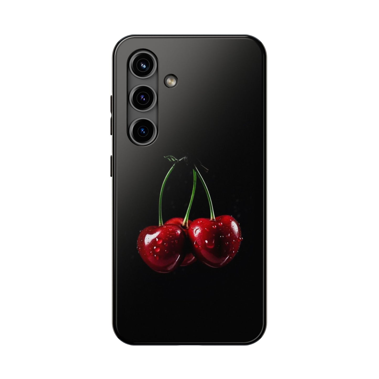 Cherry Splash Tough Phone Case - Durable, Stylish Protection
