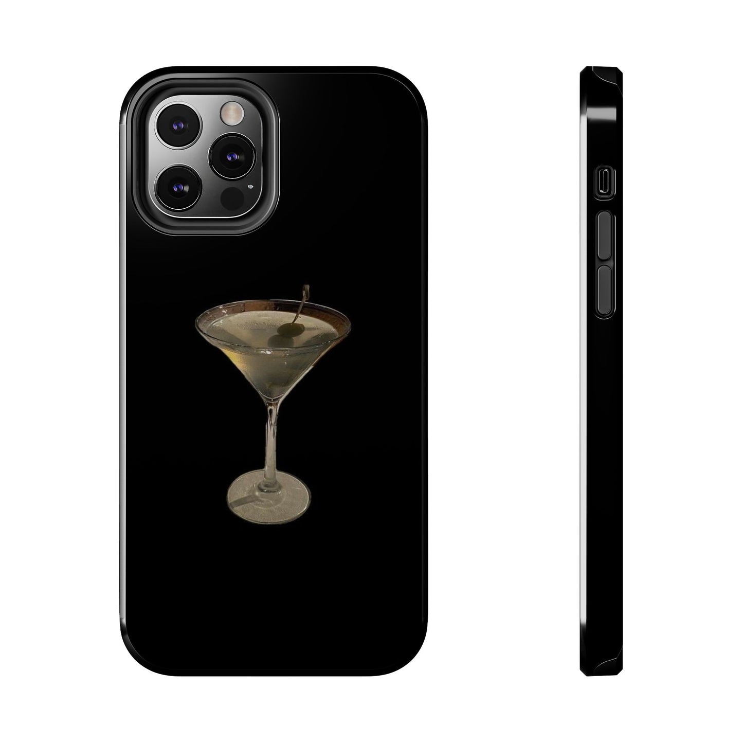 Stylish Martini Tough Phone Case - Perfect for Cocktail Lovers